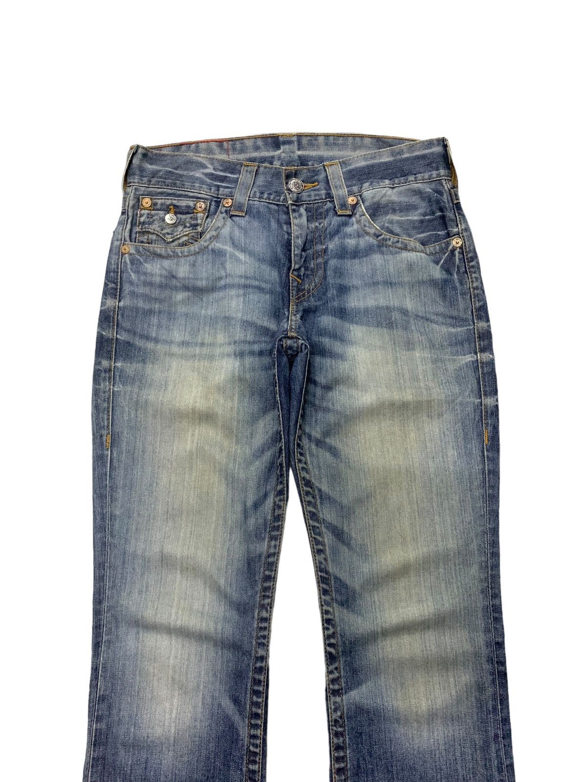 True Religion × Vintage True Religion Straight Cut Denim Pants Jeans Size US 31 - 7 Thumbnail