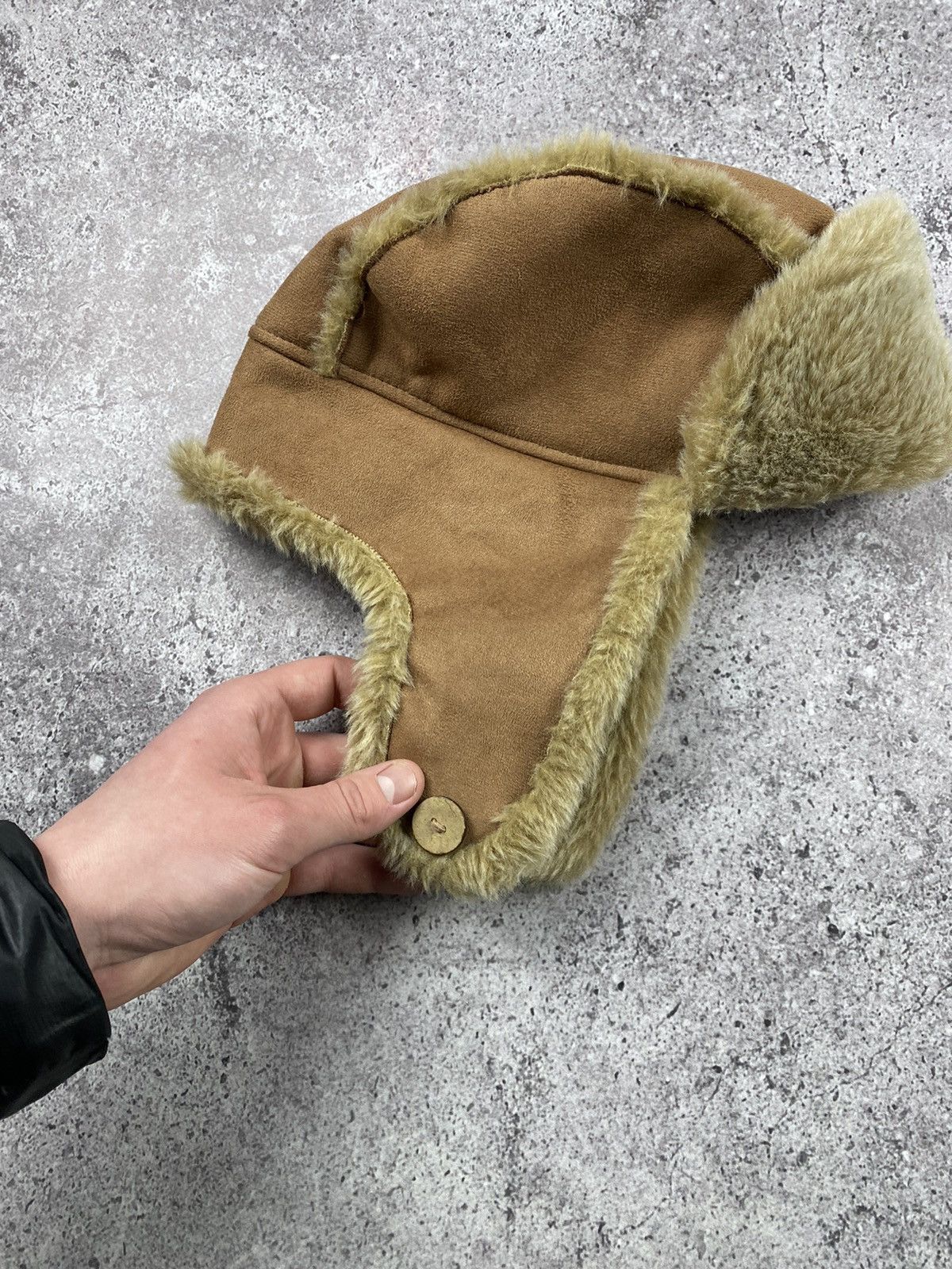 Japanese Brand × Vintage Y2K Faux Fur Ushanka Vintage Fuzzy Warm Trapper Hat Size ONE SIZE - 4 Thumbnail