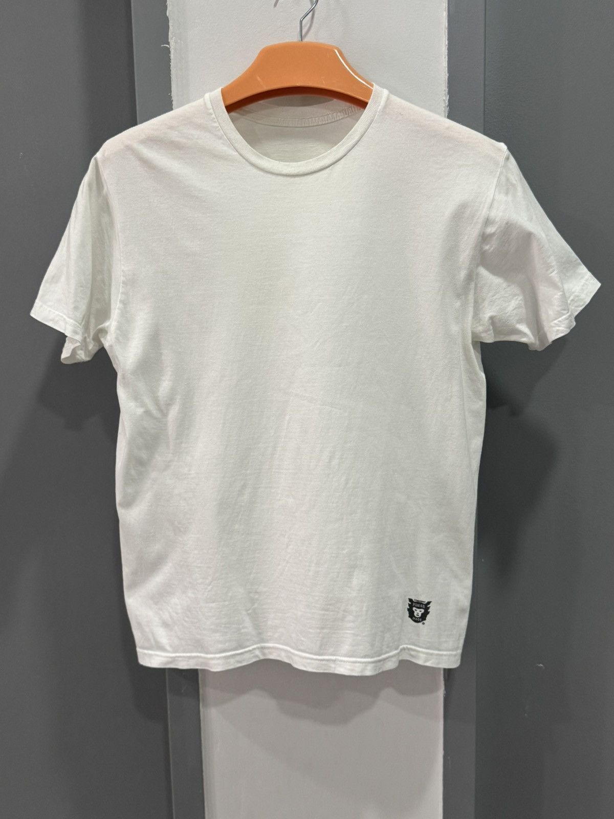 plain white tee - human made simple logo