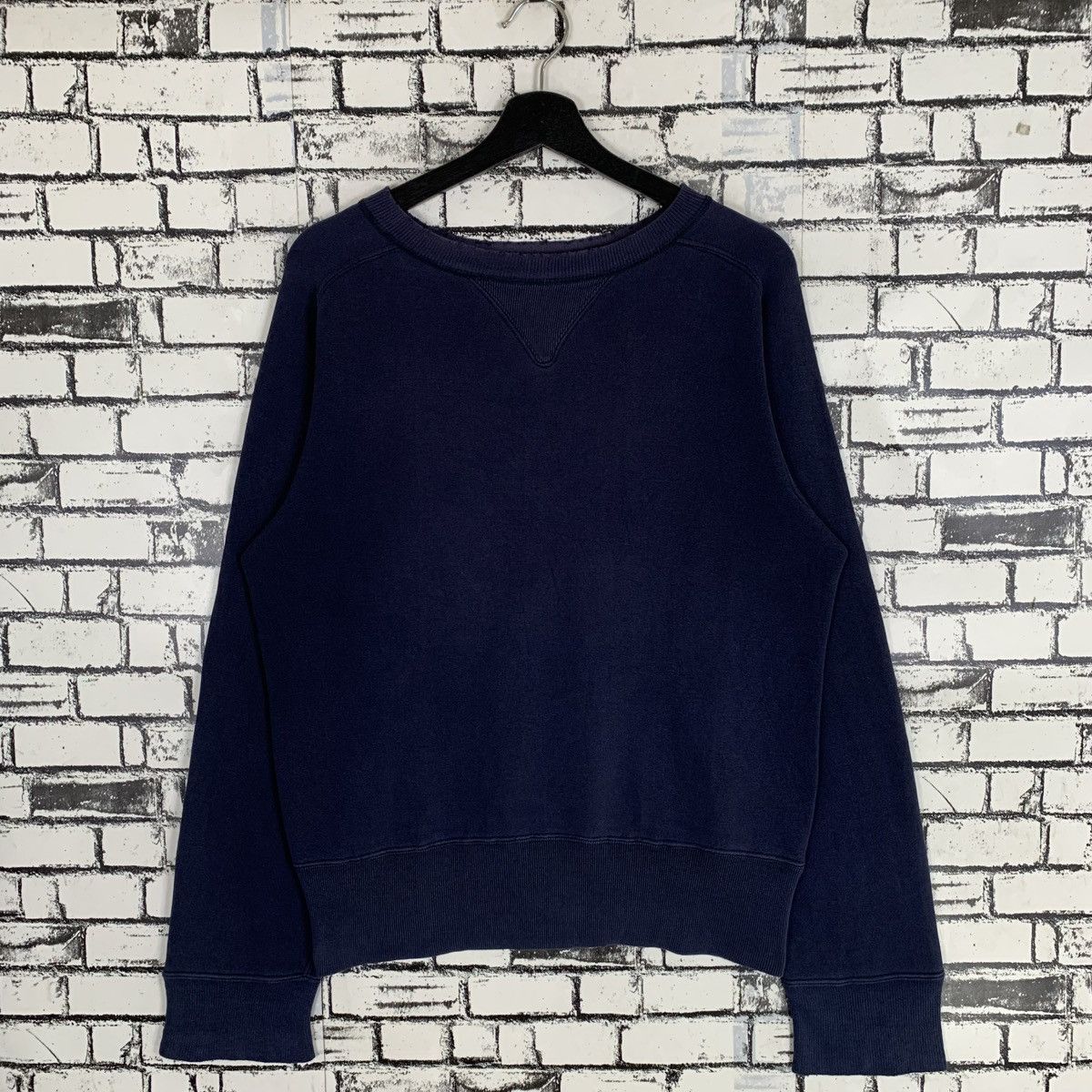 Sugar Cane Vintage Cheswick Plain Sweatshirt Double V Neck Sweatshirt Size US M / EU 48-50 / 2 - 1 Thumbnail