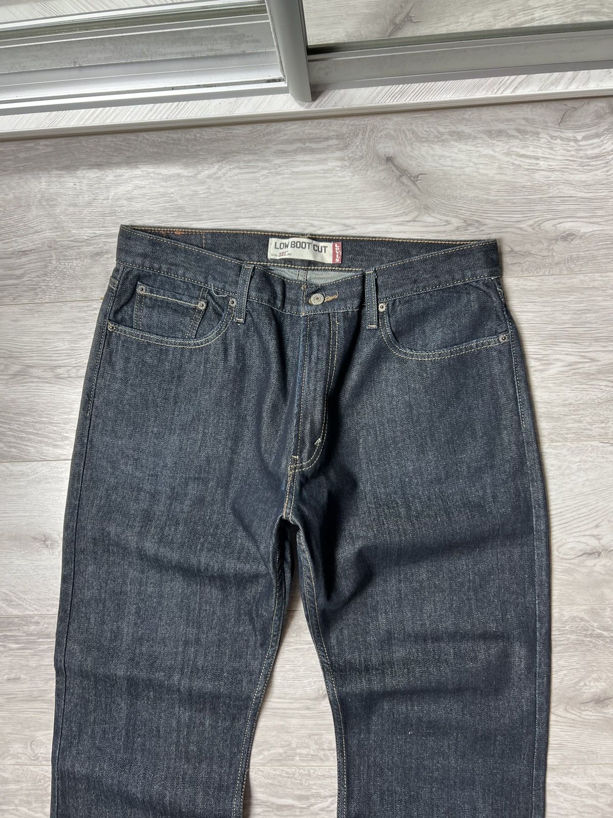 Levi's Vintage Levis 527 Low Boot Cut Jeans Dark Indigo Denim Pants Size US 36 / EU 52 - 2 Thumbnail