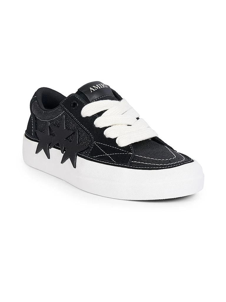 Amiri os11x1225 Glitter Sunset Skate Low-Top Sneakers in Black Size US 13 / EU 46 - 2 Thumbnail