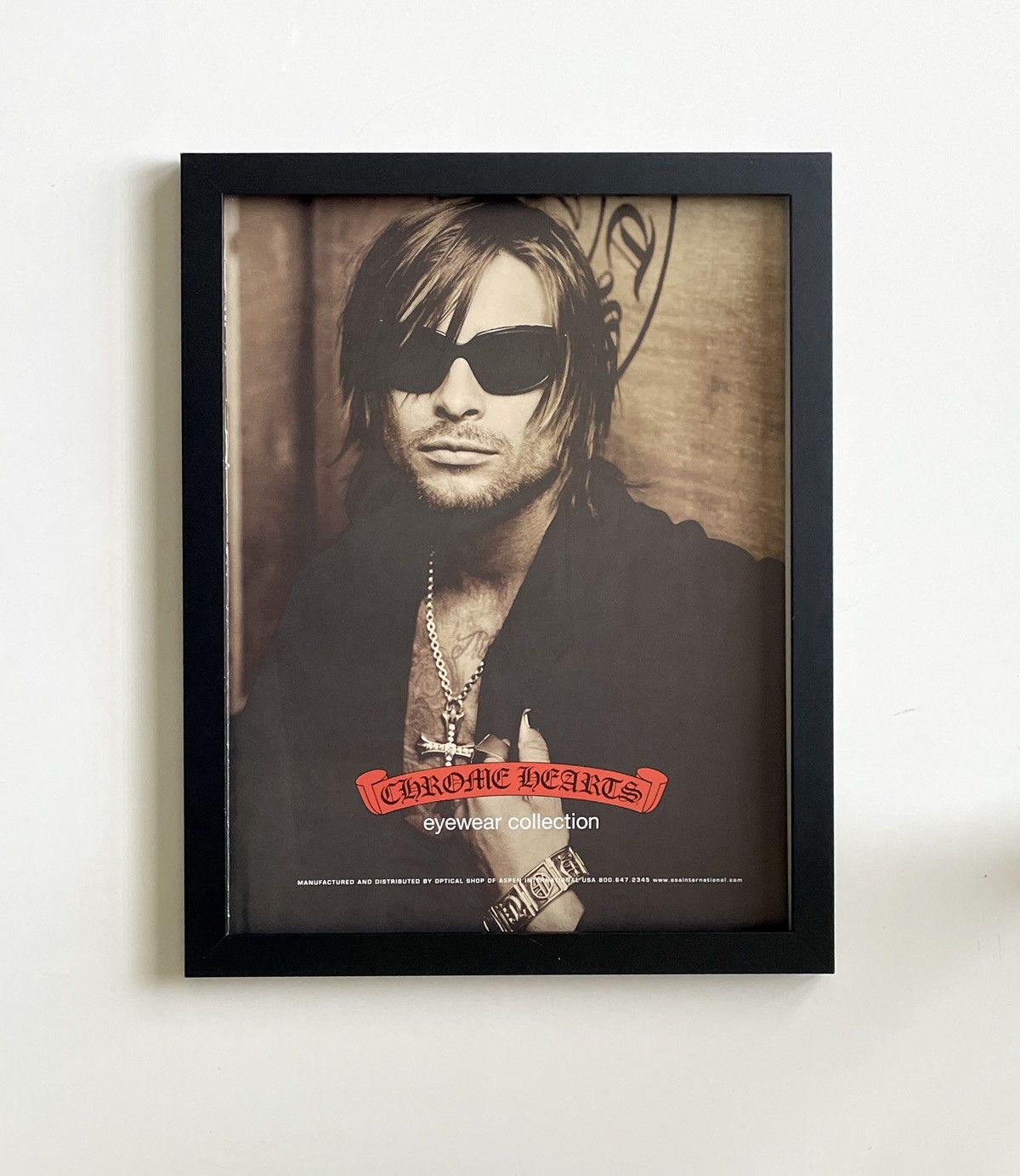 Chrome Hearts × Vintage Chrome Hearts vintage photo 9x11 Framed poster Size ONE SIZE - 1 Thumbnail