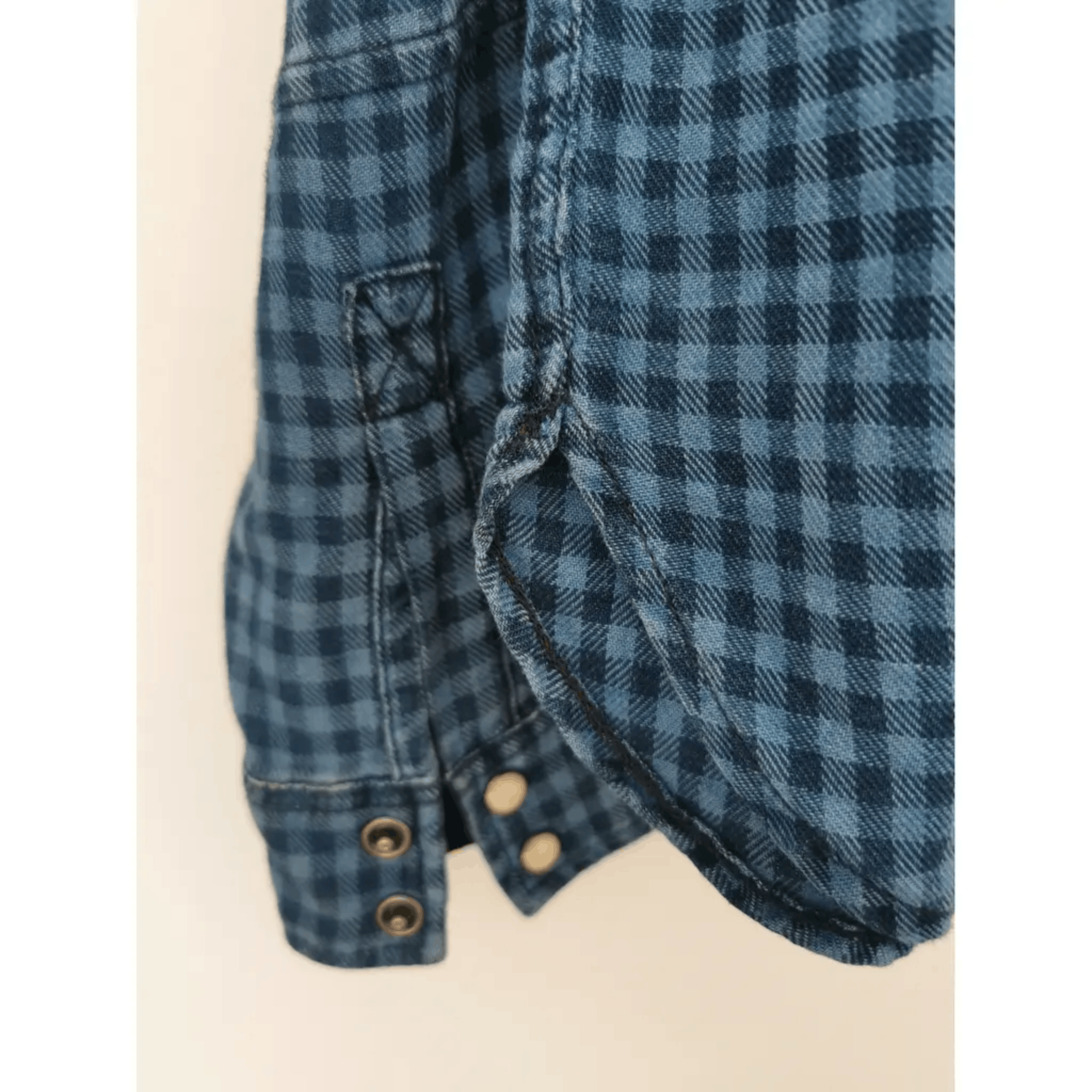 G-Star G-Star RAW Blue Gingham Snap Button Shirt Size US M / EU 48-50 / 2 - 5 Thumbnail