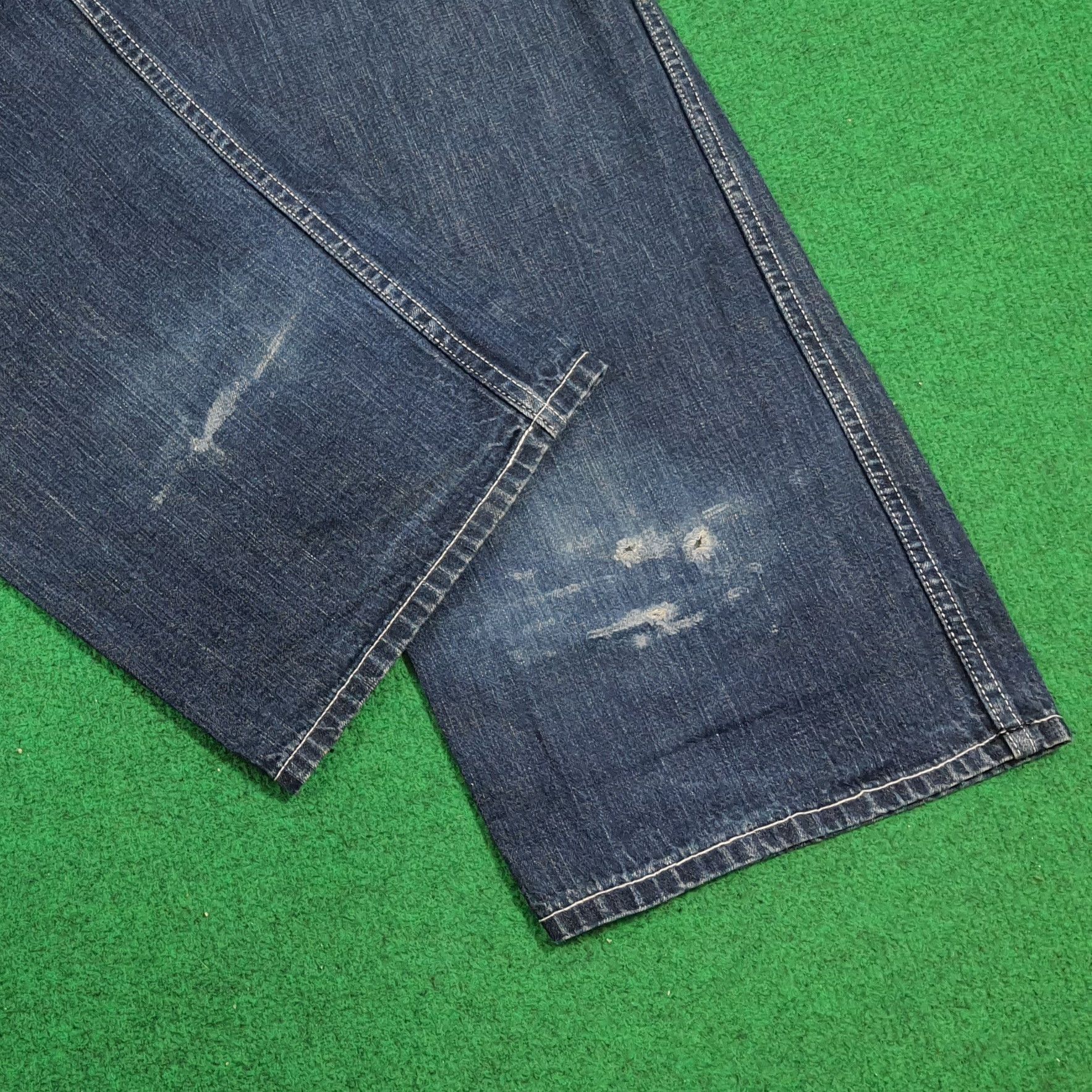 Beams Plus Vintage BEAMS BOY Military Work Denim Pants C280N8 Size 31" - 5 Thumbnail