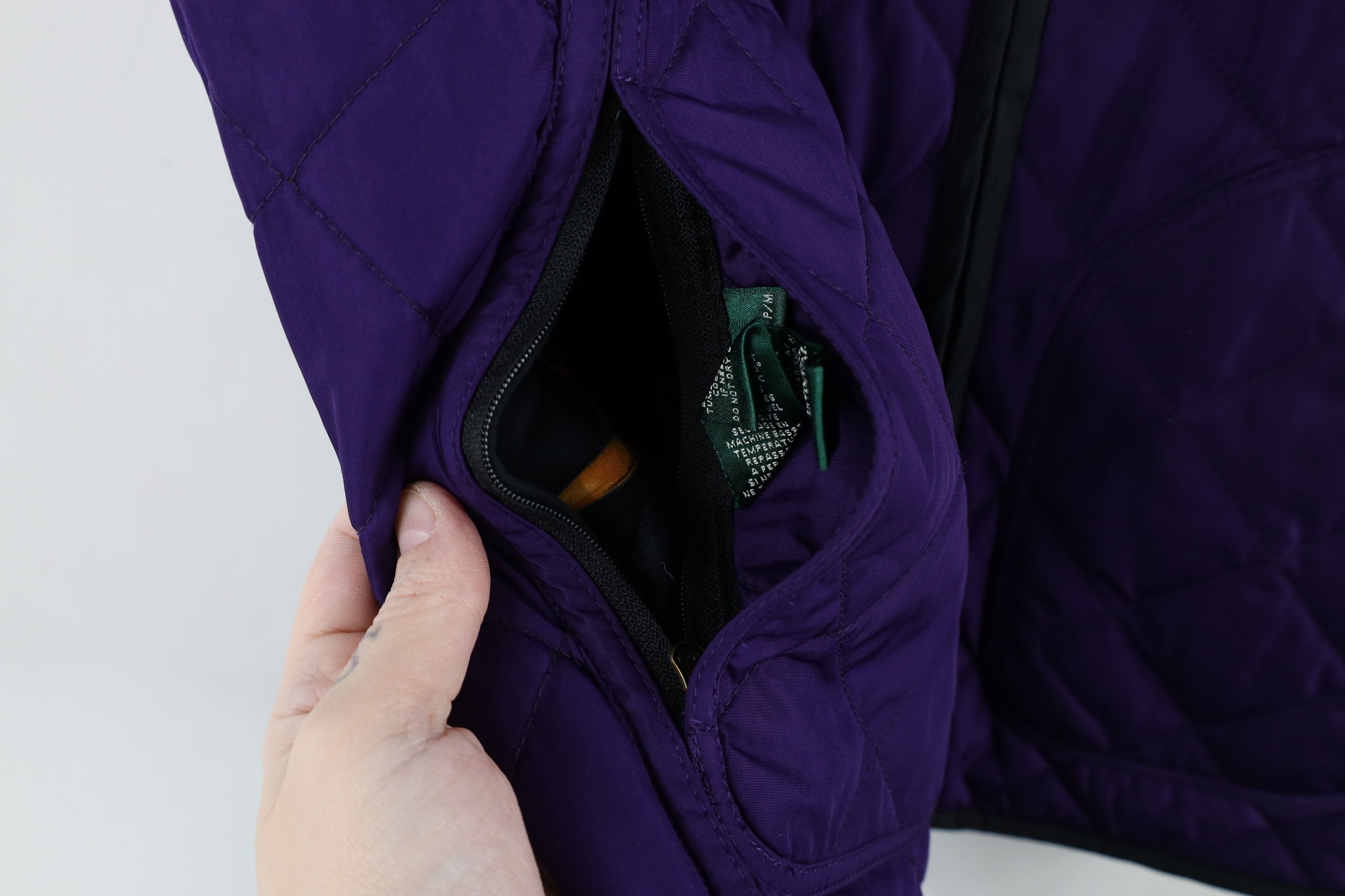Ralph Lauren × Vintage Vintage 90s Ralph Lauren Quilted Reversible Vest Jacket Size M / US 6-8 / IT 42-44 - 14 Thumbnail
