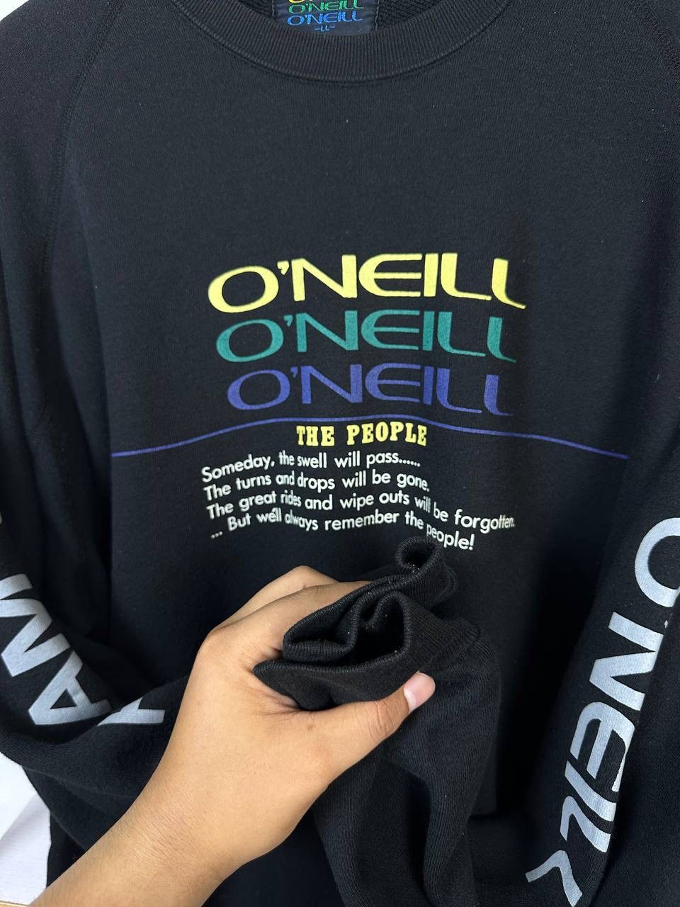 O'Neill × Vintage RARE VINTAGE O’NEILL SWEATSHIRT Size US L / EU 52-54 / 3 - 6 Thumbnail