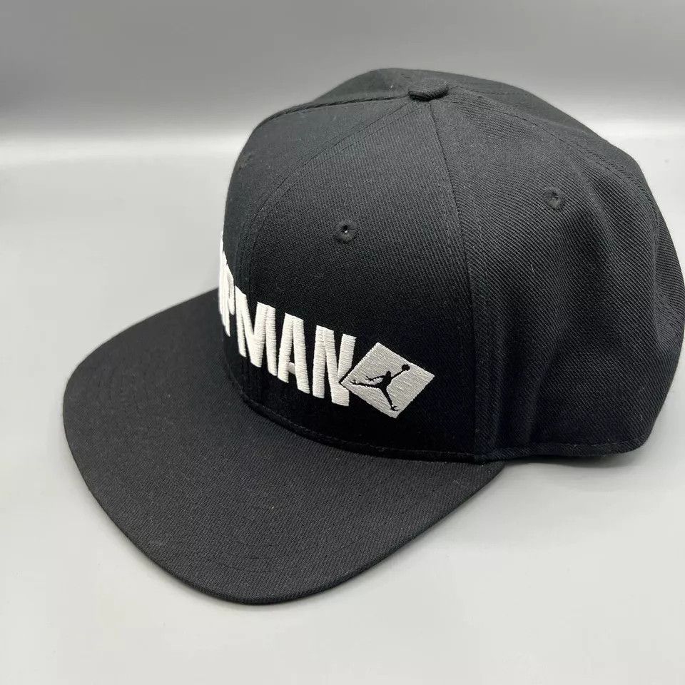 Jordan Brand Air Jordan Hat Men Embroidered Logo Jumpman Script Snap Back Size ONE SIZE - 2 Thumbnail