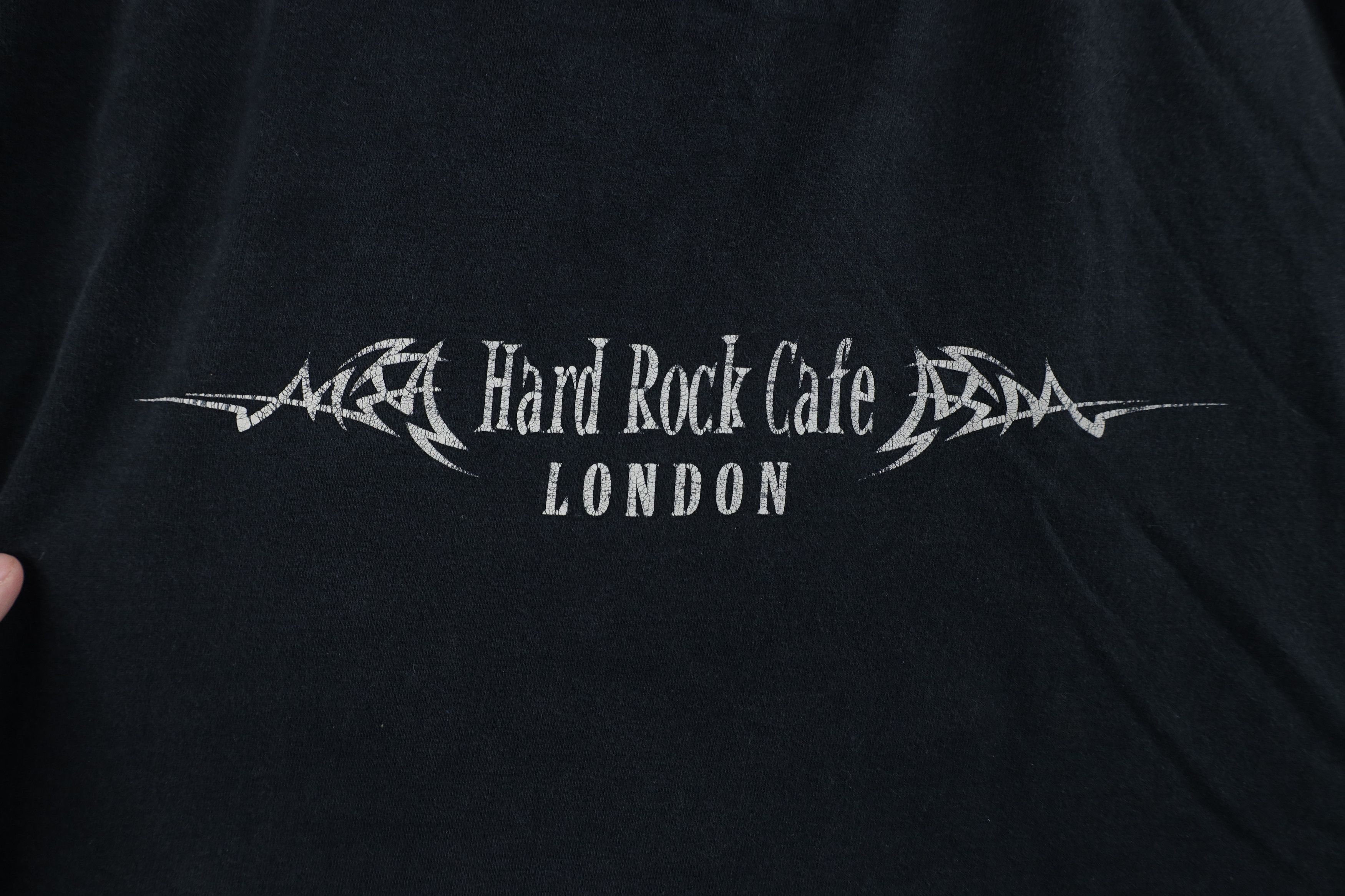 Hard Rock Cafe Vintage 90s Hard Rock Cafe London Tribal Long Sleeve T-Shirt Size US XL / EU 56 / 4 - 4 Thumbnail