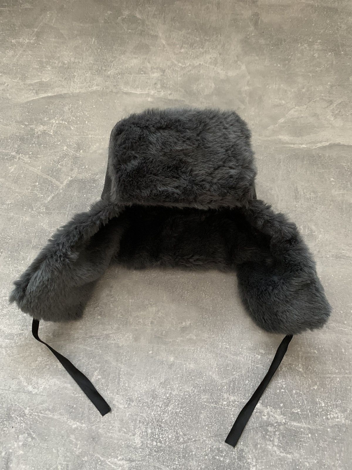 Japanese Brand × Vintage Vintage fuzzy mohair japanese ushanka hat avant garde Size ONE SIZE - 3 Thumbnail