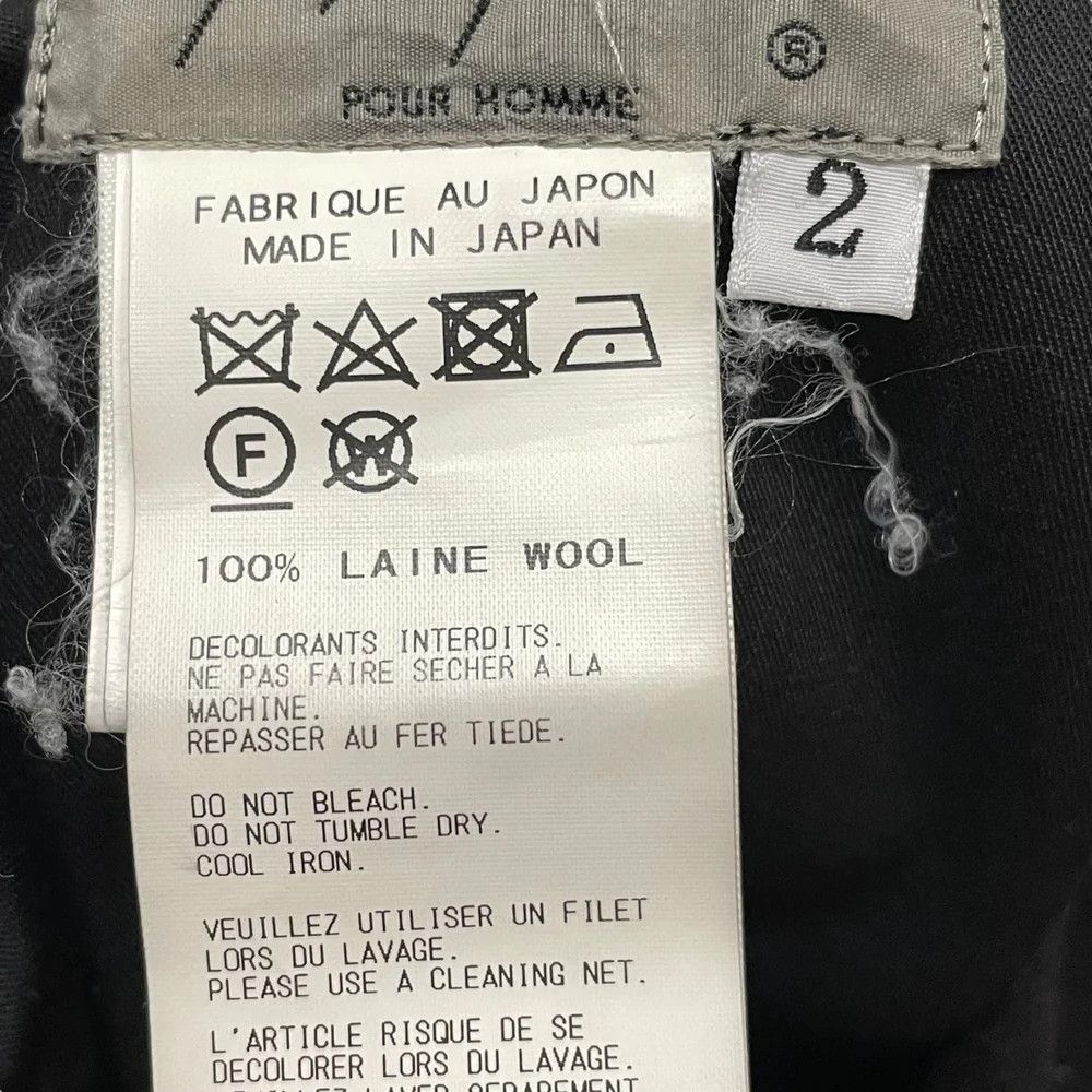Yohji Yamamoto YOHJI YAMAMOTO wool/black/ Pants Size US 33 - 6 Thumbnail
