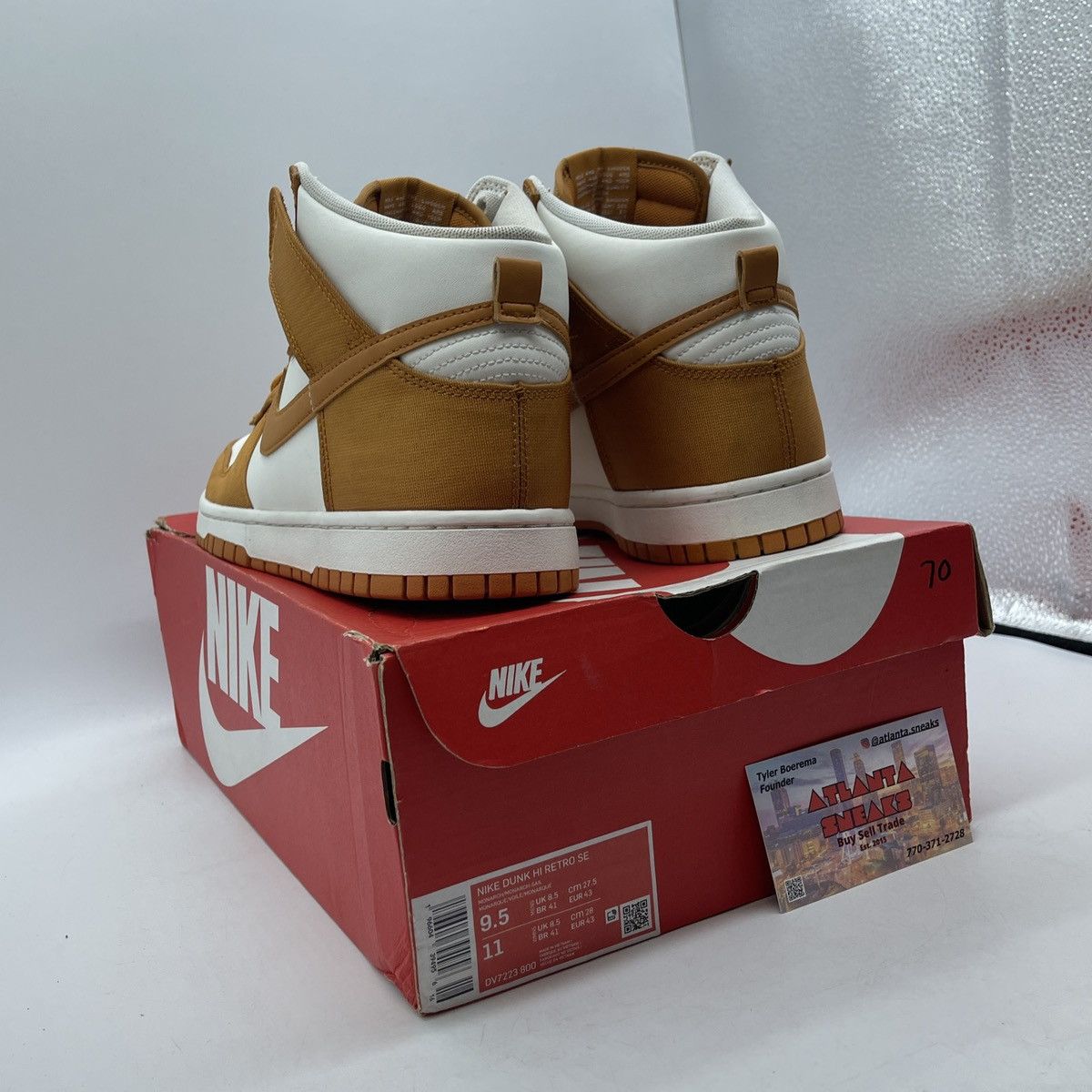 Nike Dunk high monarch canvas Size US 9.5 / EU 42-43 - 4 Thumbnail