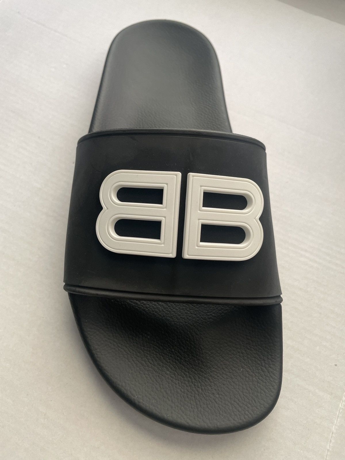 Balenciaga BB pool slides Rubber/ BB injection Size US 9 / IT 39 - 1 Thumbnail