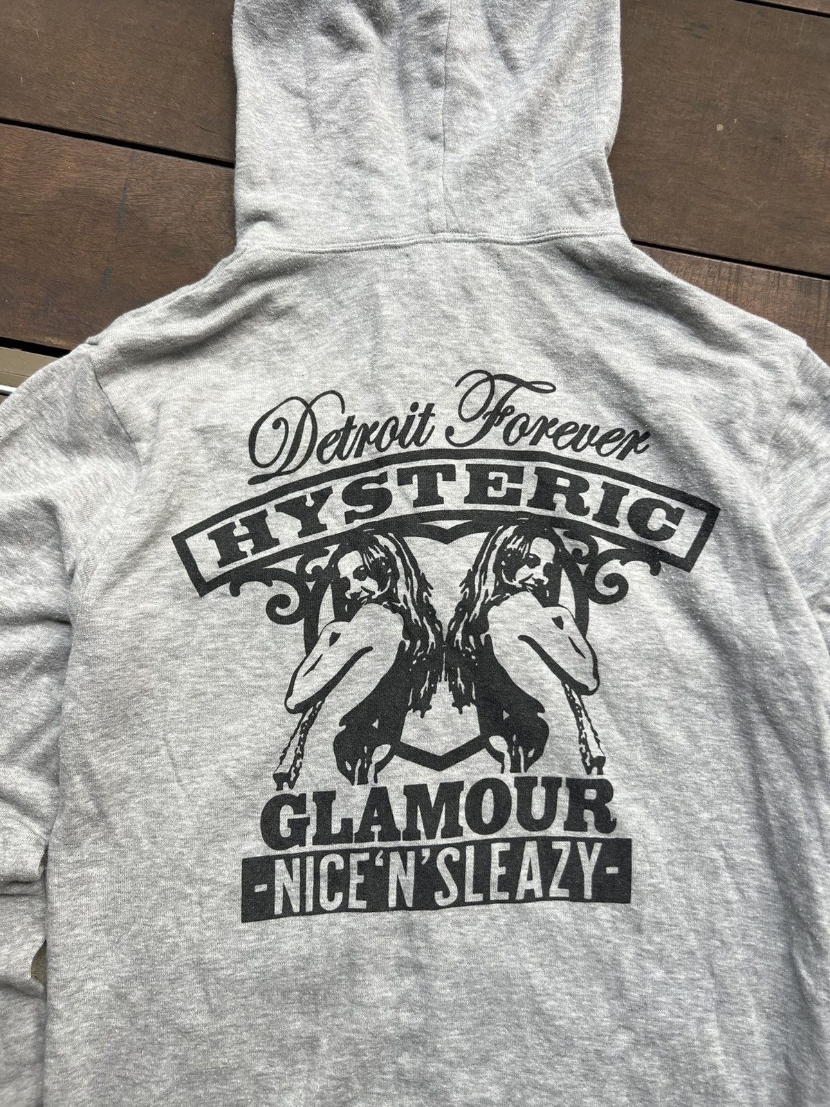 Hysteric Glamour HYSTERIC GLAMOUR DETROIT FOREVER NICE N SLEAZY ZIP HOODIE Size US S / EU 44-46 / 1 - 3 Thumbnail