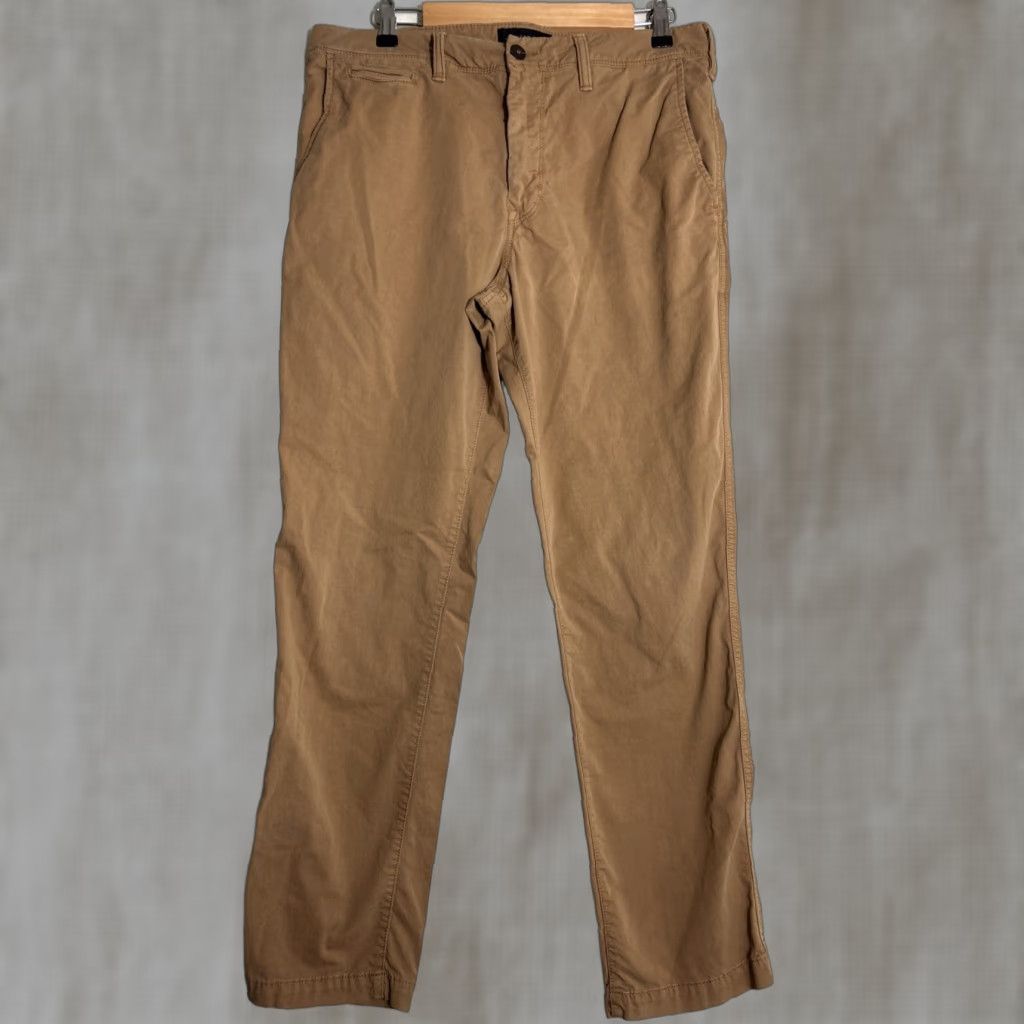 American Eagle Outfitters VINTAGE American Eagle Duck Brown Next Level Flex Pants 33x31 Mens Size US 33 - 1 Thumbnail