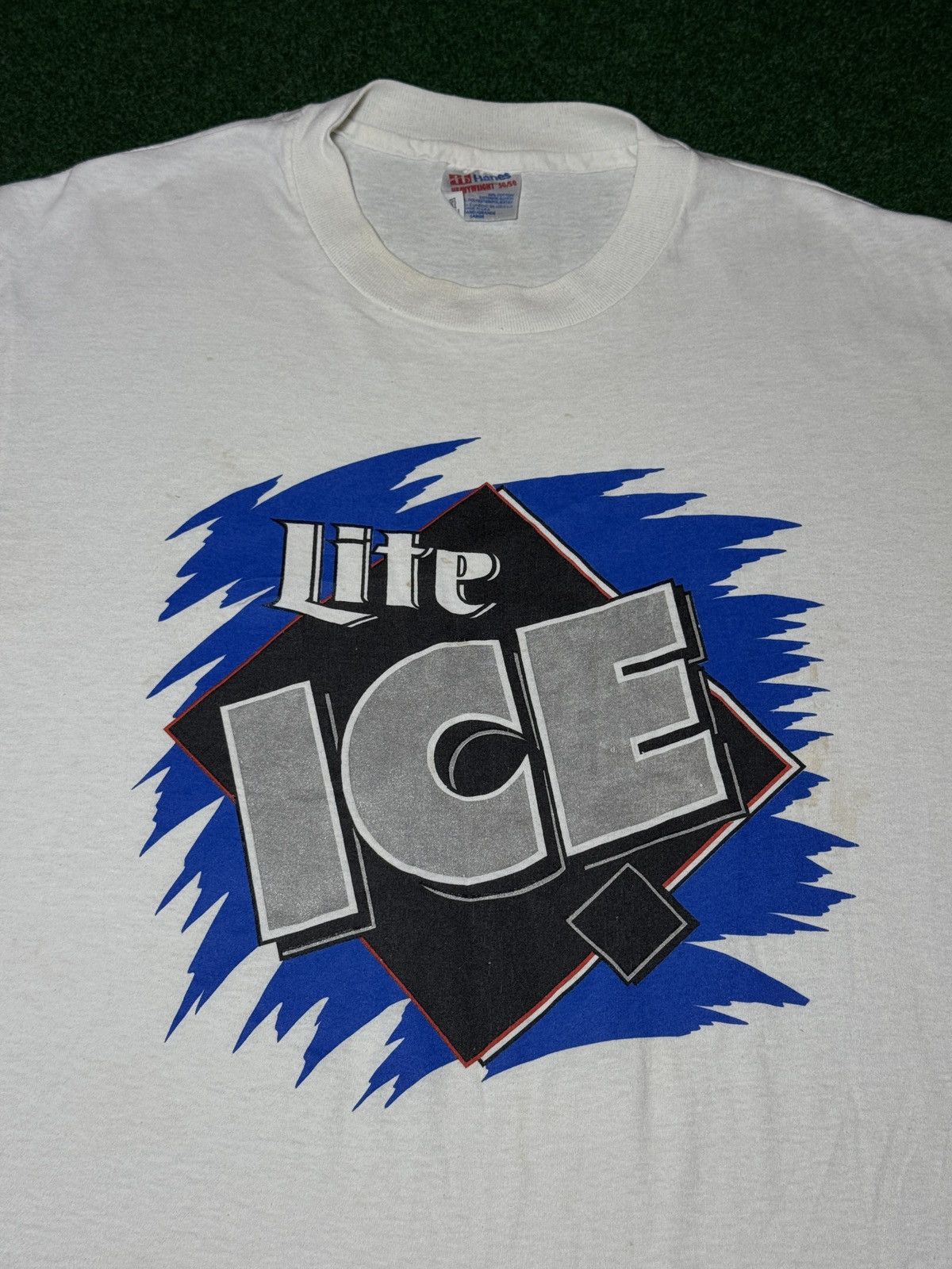 Vintage Vintage 90s Miller Lite Ice Retro Large Beer Promo T Shirt Size US L / EU 52-54 / 3 - 2 Thumbnail