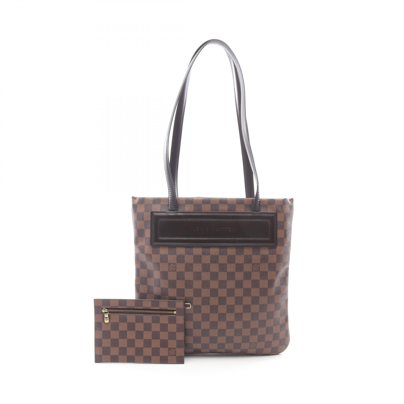 Louis Vuitton Louis Vuitton Louis Vuitton Clifton Damier Ebene Coated Canvas Tote Bag Canvas Tote Bag N51149 Size ONE SIZE - 1 Thumbnail