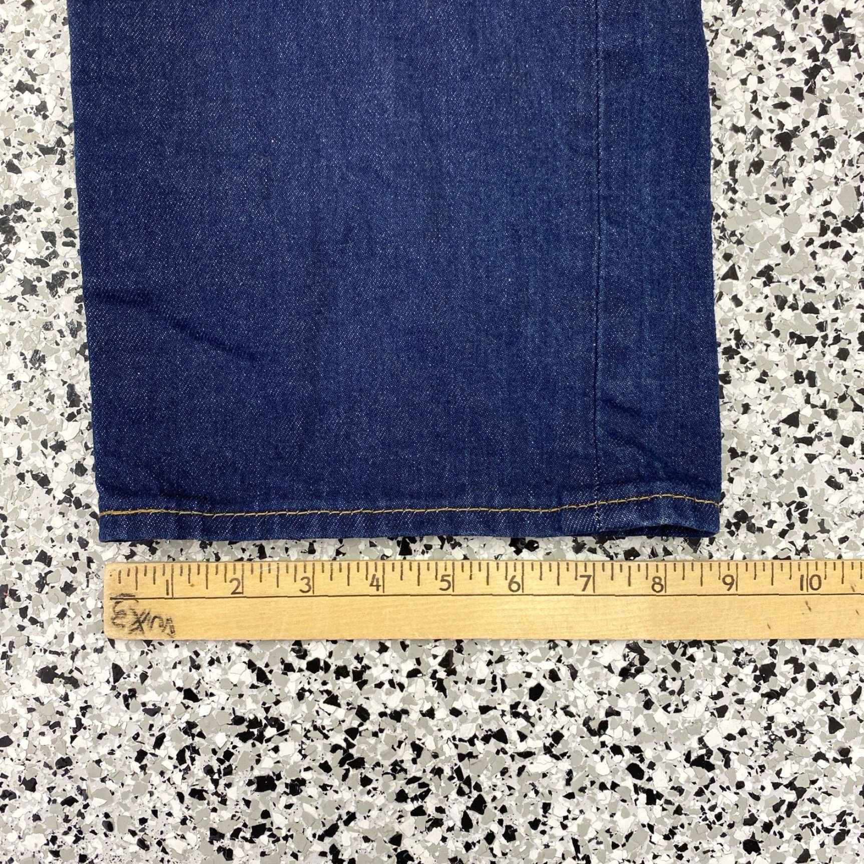 Levi's Levi's 501 XX Jeans Dark Wash Button Fly Straight 34x33 Blue Mens Size US 34 / EU 50 - 2 Thumbnail