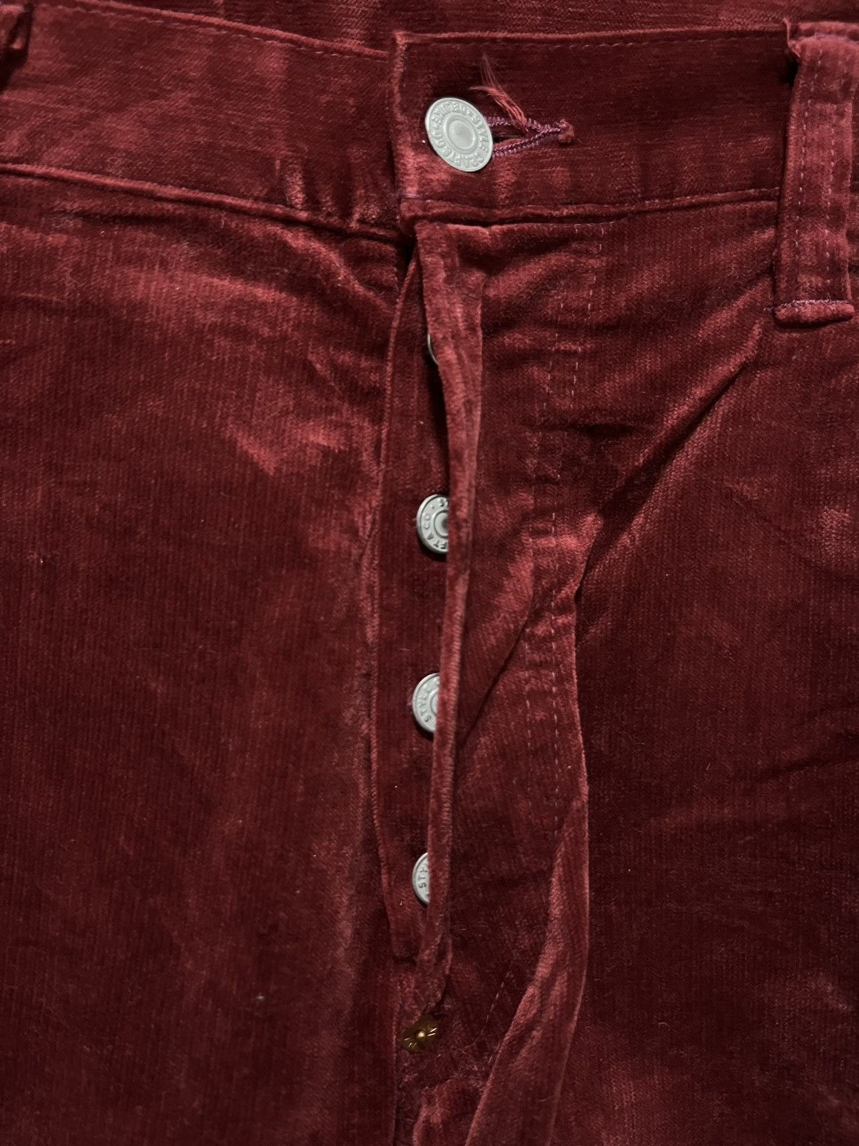 Evisu × Japanese Brand RARE! Evisu Japan Maroon Corduroy Pants Size US 35 - 4 Thumbnail