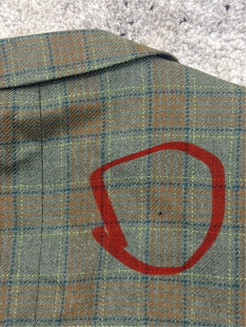 Vintage Vintage Dolzer 100% Pure New Wool Check Blazer / L Size 42L - 15 Thumbnail