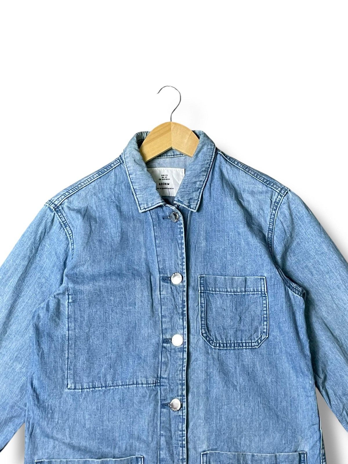 H&M Vintage H&M + &Denim Button Up Jean Jacket (1) Size US XS / EU 42 / 0 - 3 Thumbnail
