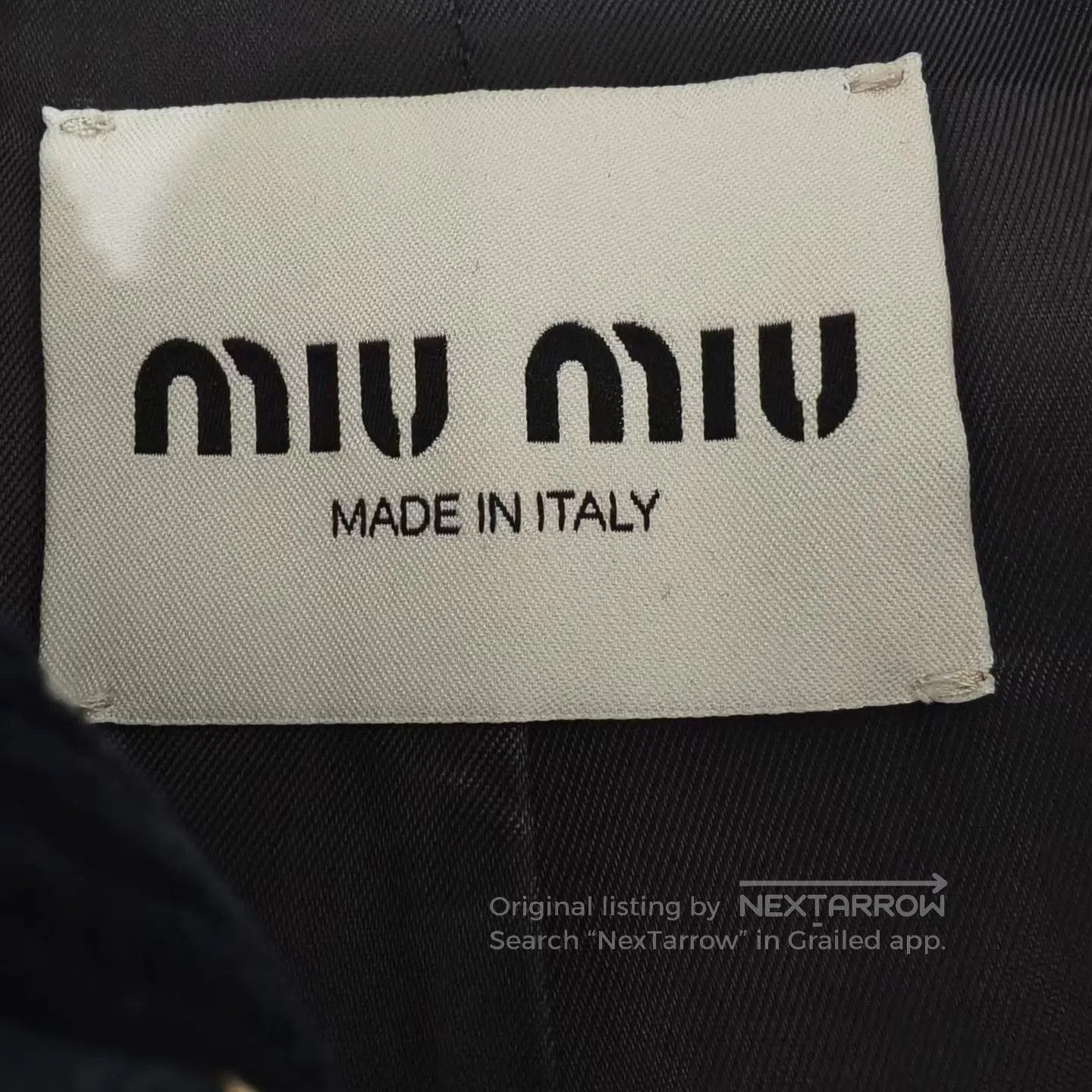 Miu Miu Miu Miu Navy Corduroy Zip Jacket. Size XS / US 0-2 / IT 36-38 - 3 Thumbnail