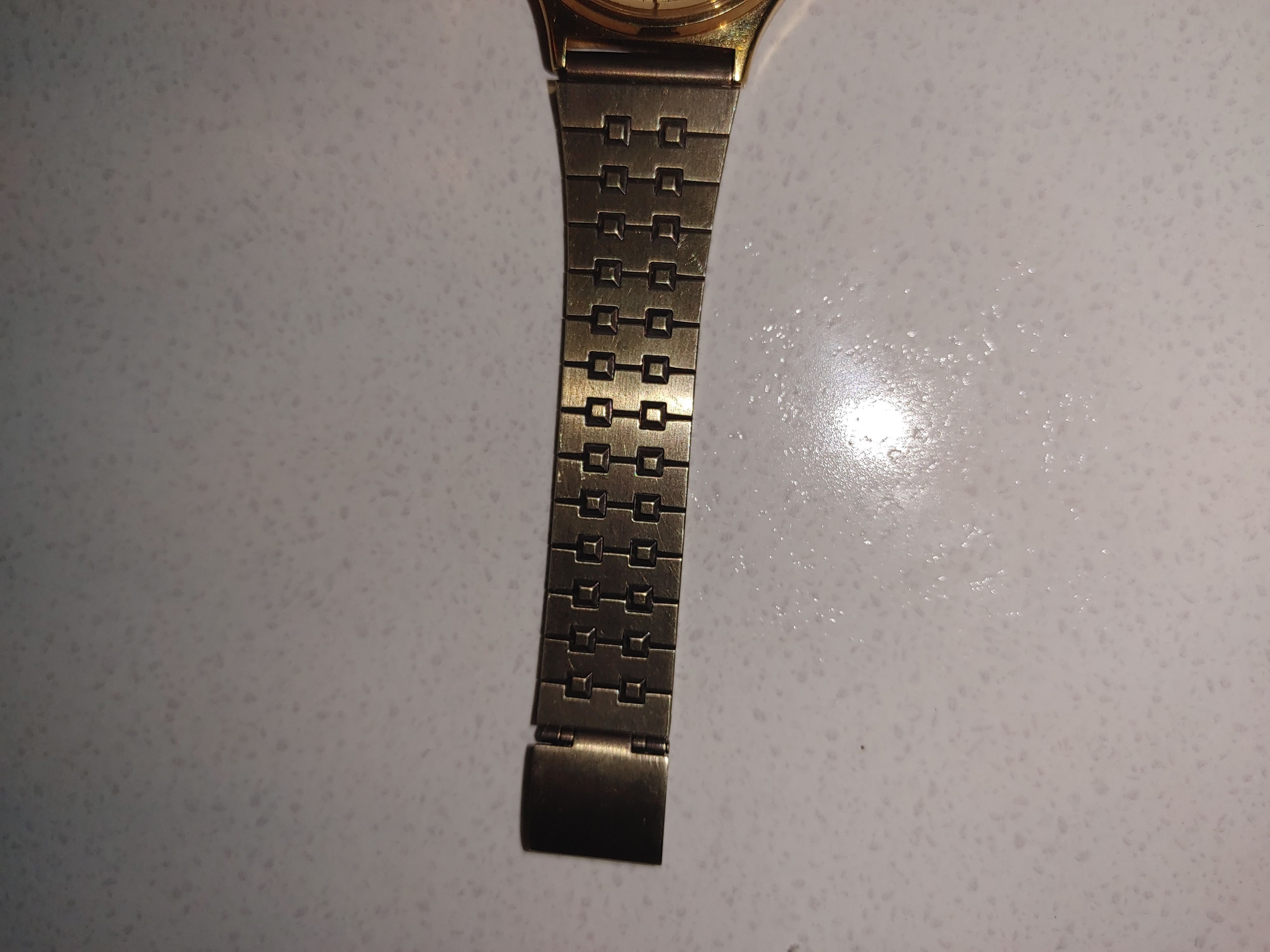 Johnstons Of Elgin gold-tone Elgin quartz with a day-date indicator Size ONE SIZE - 5 Thumbnail