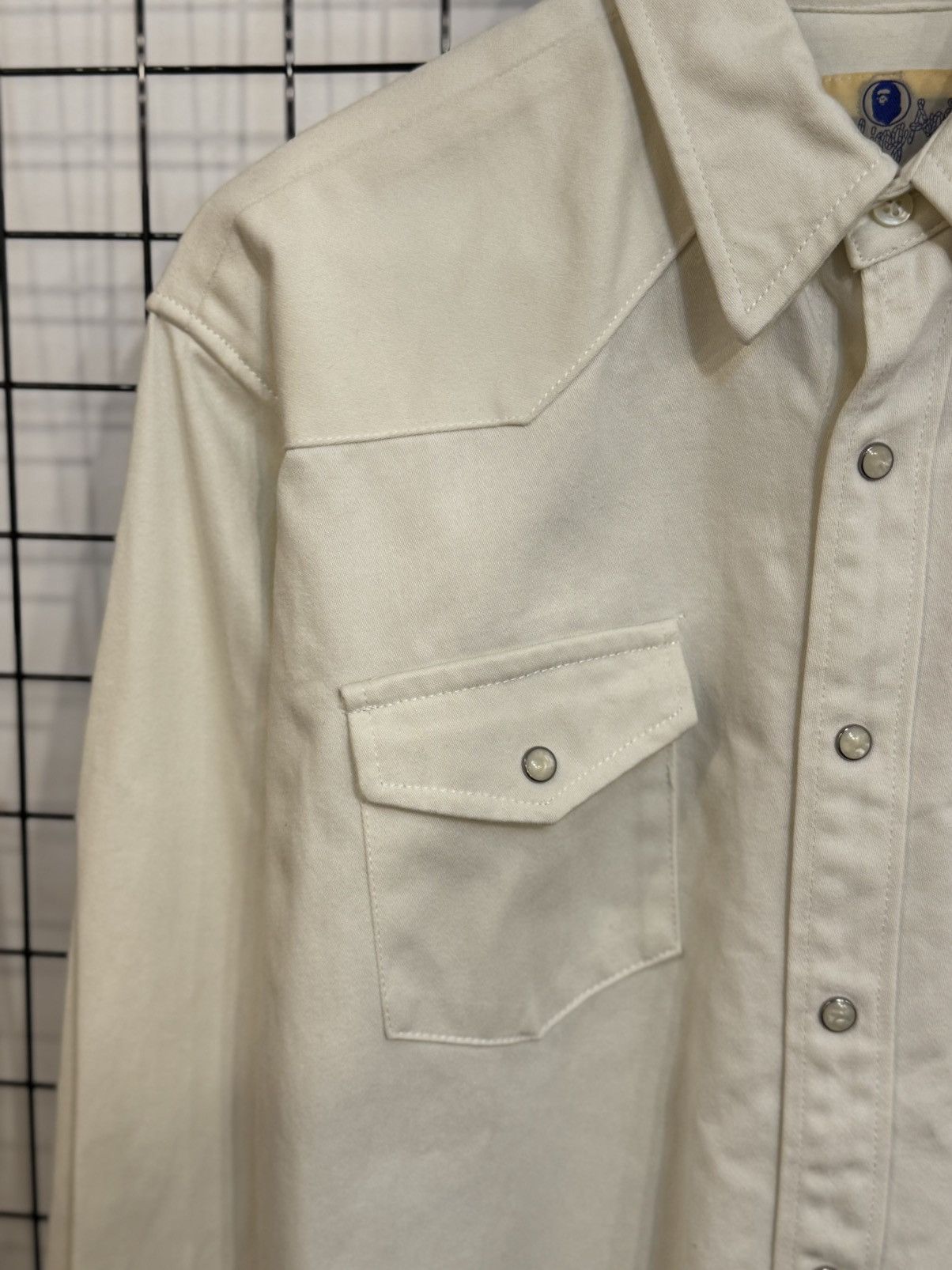 Bape Варе Bape long sleeve work button up shirt Size US M / EU 48-50 / 2 - 7 Thumbnail