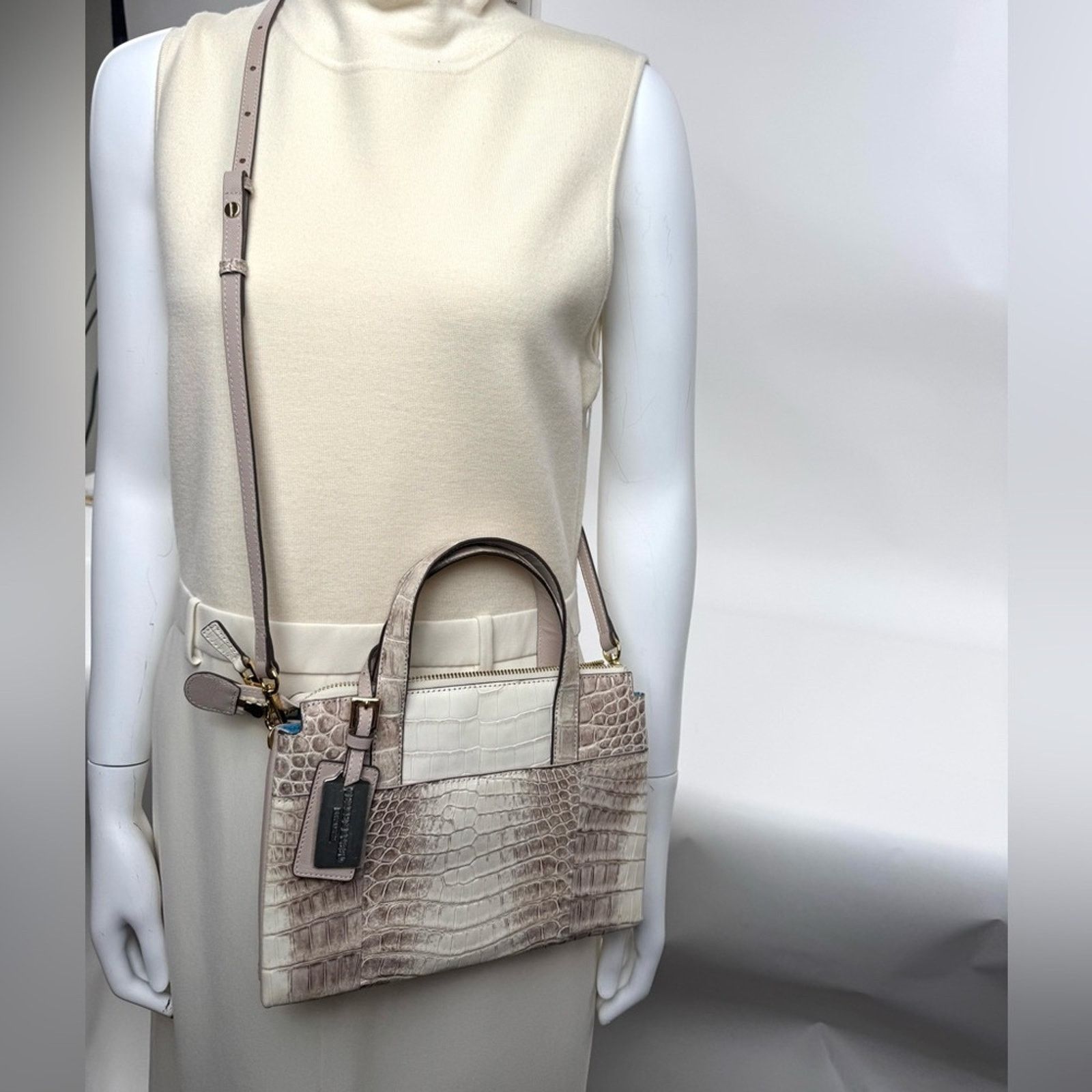 Other Niloticus crocodile Pelley Lusso two way bag NWT’s Size ONE SIZE - 4 Thumbnail