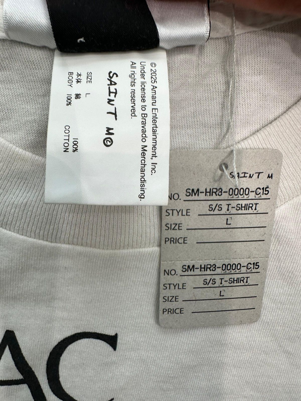 Saint Michael SAINT Mxxxxxx - 2Pac Tee White Size US L / EU 52-54 / 3 - 6 Thumbnail