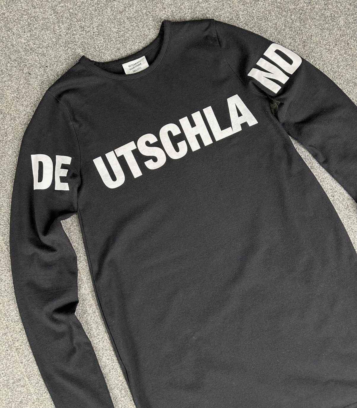 Vetements Vetements - Demna Gvasalia Rare S/S18 “Deutschland” - Black Size XS / US 0-2 / IT 36-38 - 4 Thumbnail