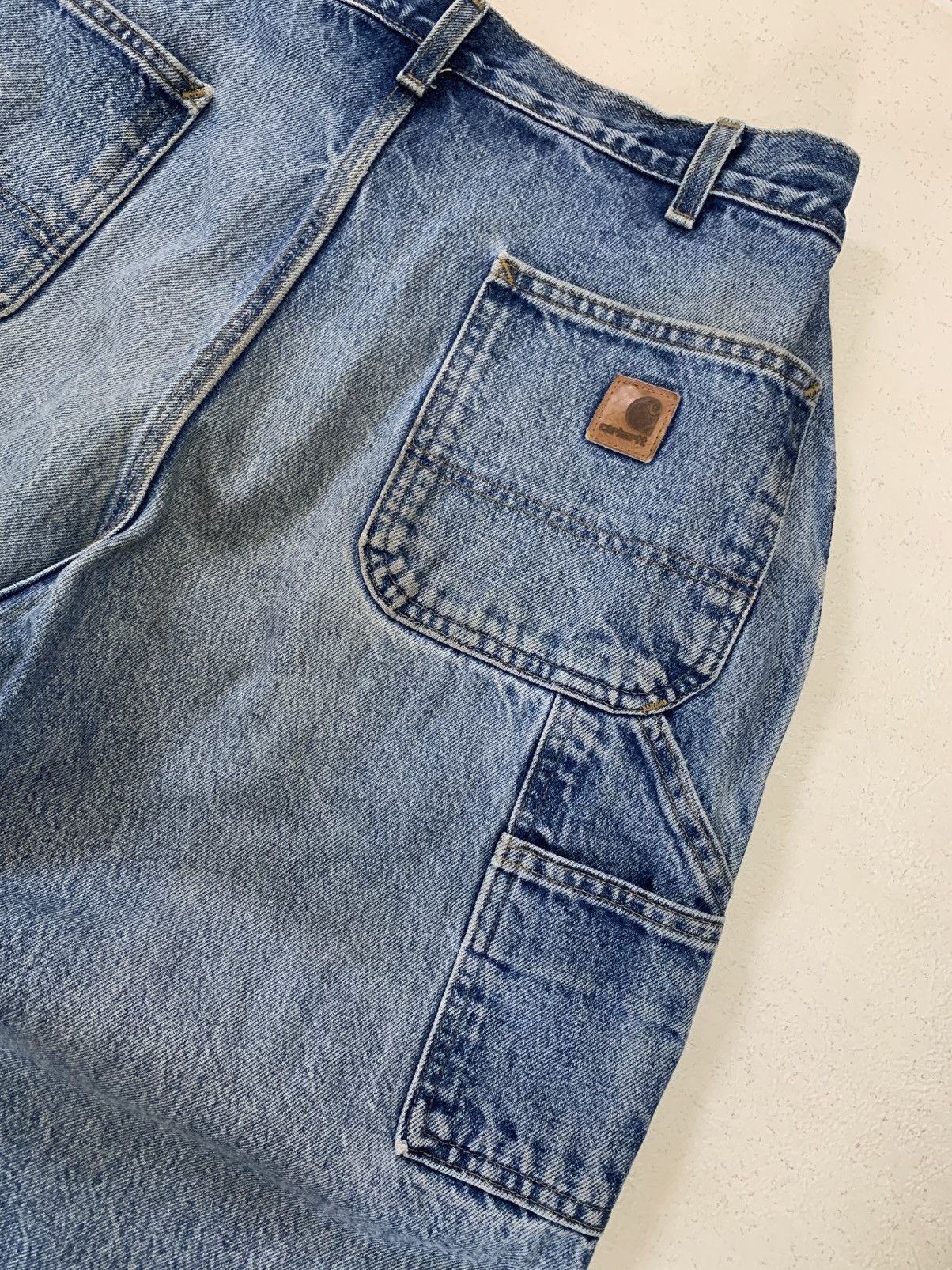 Carhartt Carhartt Denim Carpenter Dark Stone Dungaree(B237-DST) Size US 38 / EU 54 - 3 Thumbnail