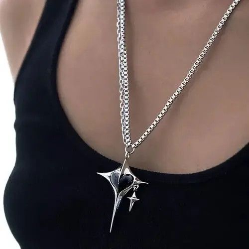 VIBE Fashion Sweet Cool Big Cross Pendent Necklace Size ONE SIZE - 4 Thumbnail