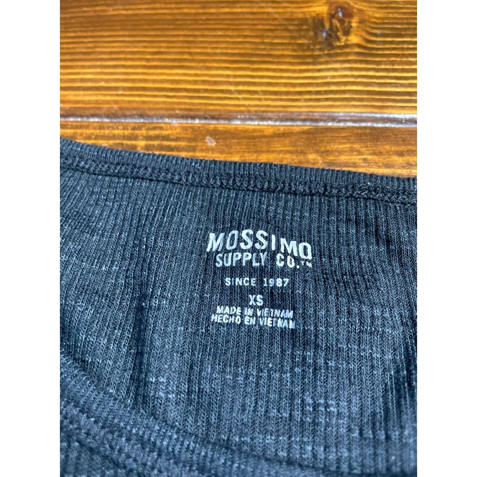 Mossimo Mossimo Shirt Women XS Black Long Sleeve Round Neck Pullover Casual T-Shirt Size XS / US 0-2 / IT 36-38 - 6 Thumbnail