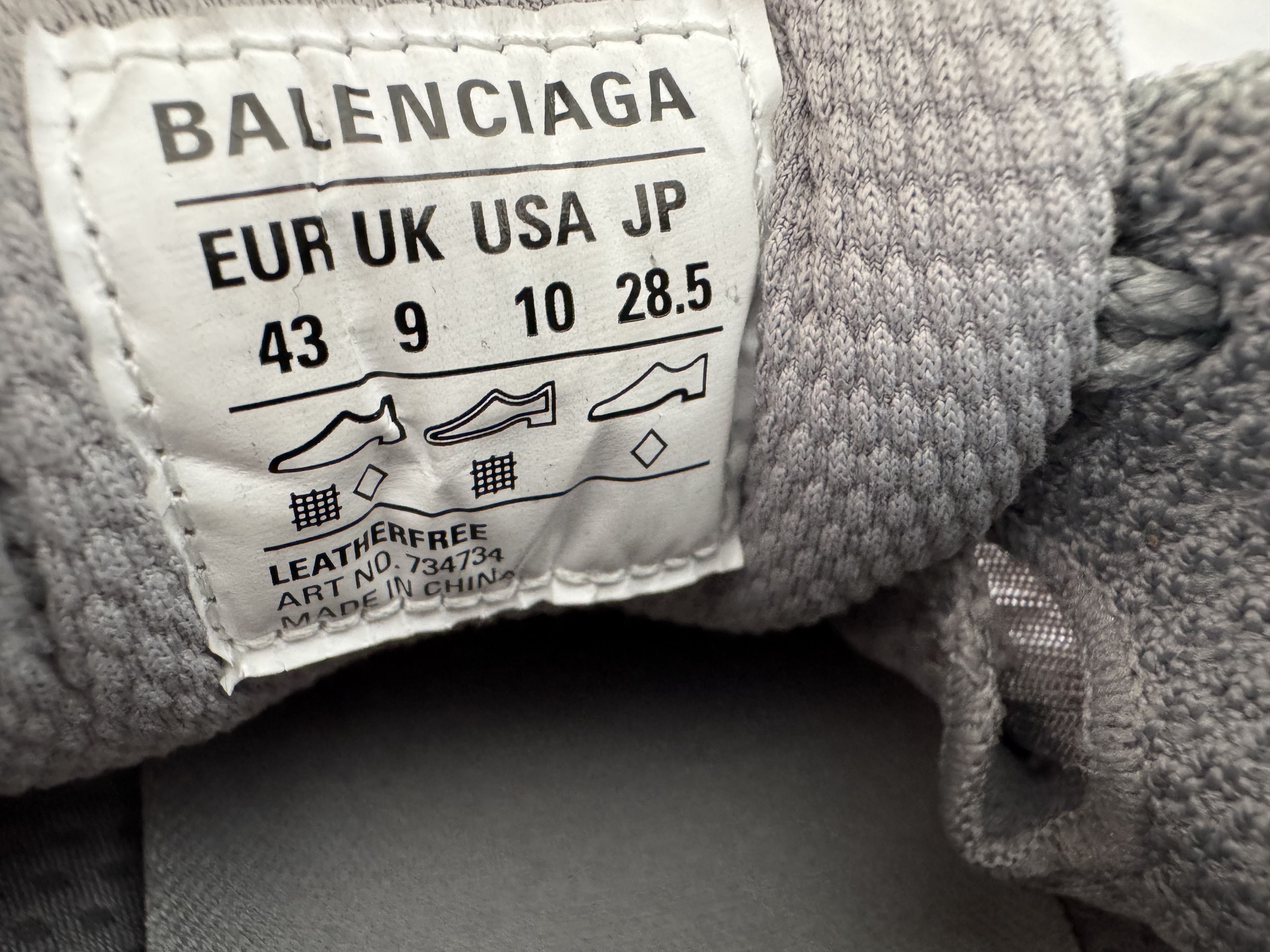 Balenciaga Balenciaga 3XL Sneakers Grey Silver Size US 10 / EU 43 - 8 Thumbnail