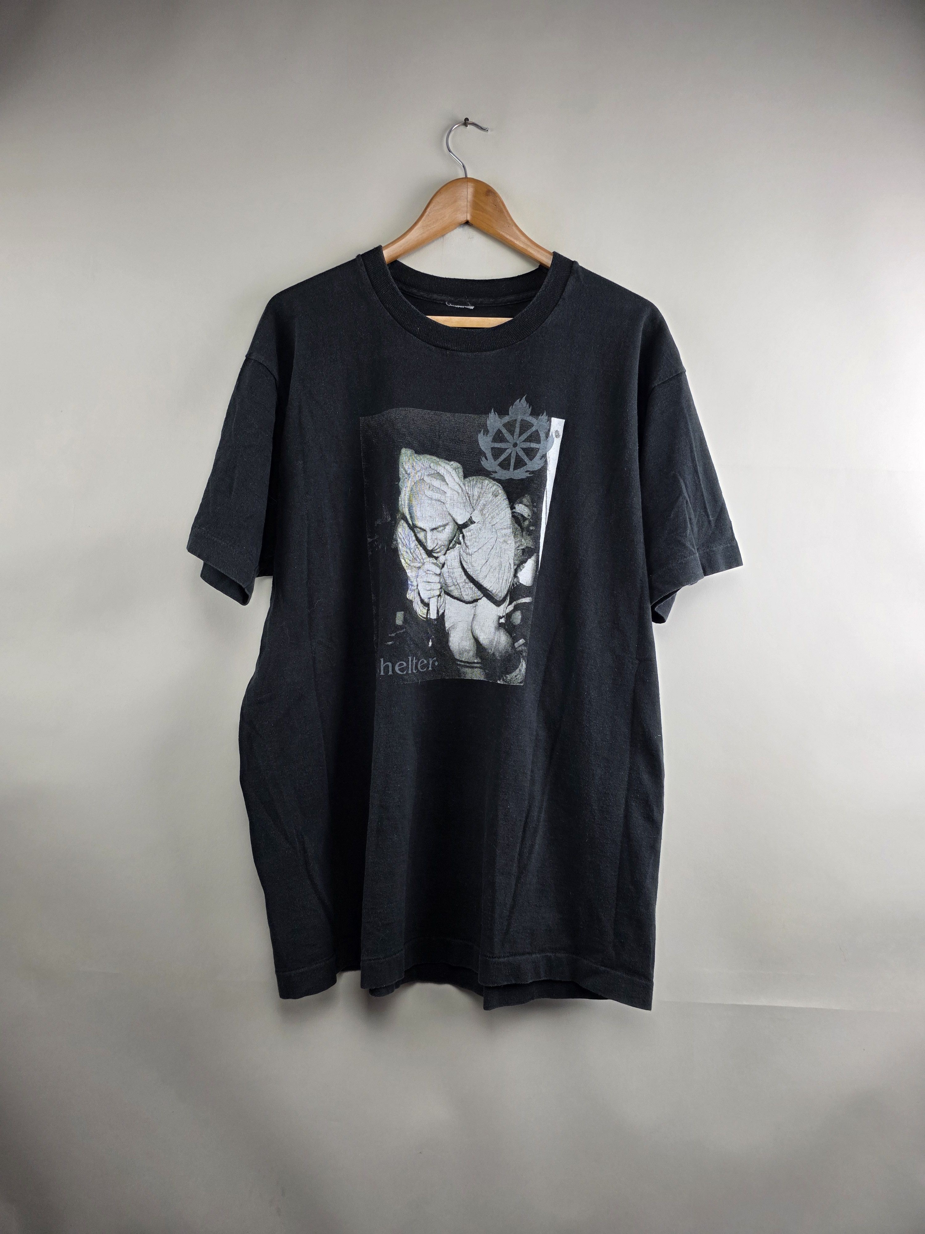 Band Tees × Vintage 90s Shelter Quest for certainty Hardcore punk XL 23.5" 31" Size US XL / EU 56 / 4 - 8 Thumbnail
