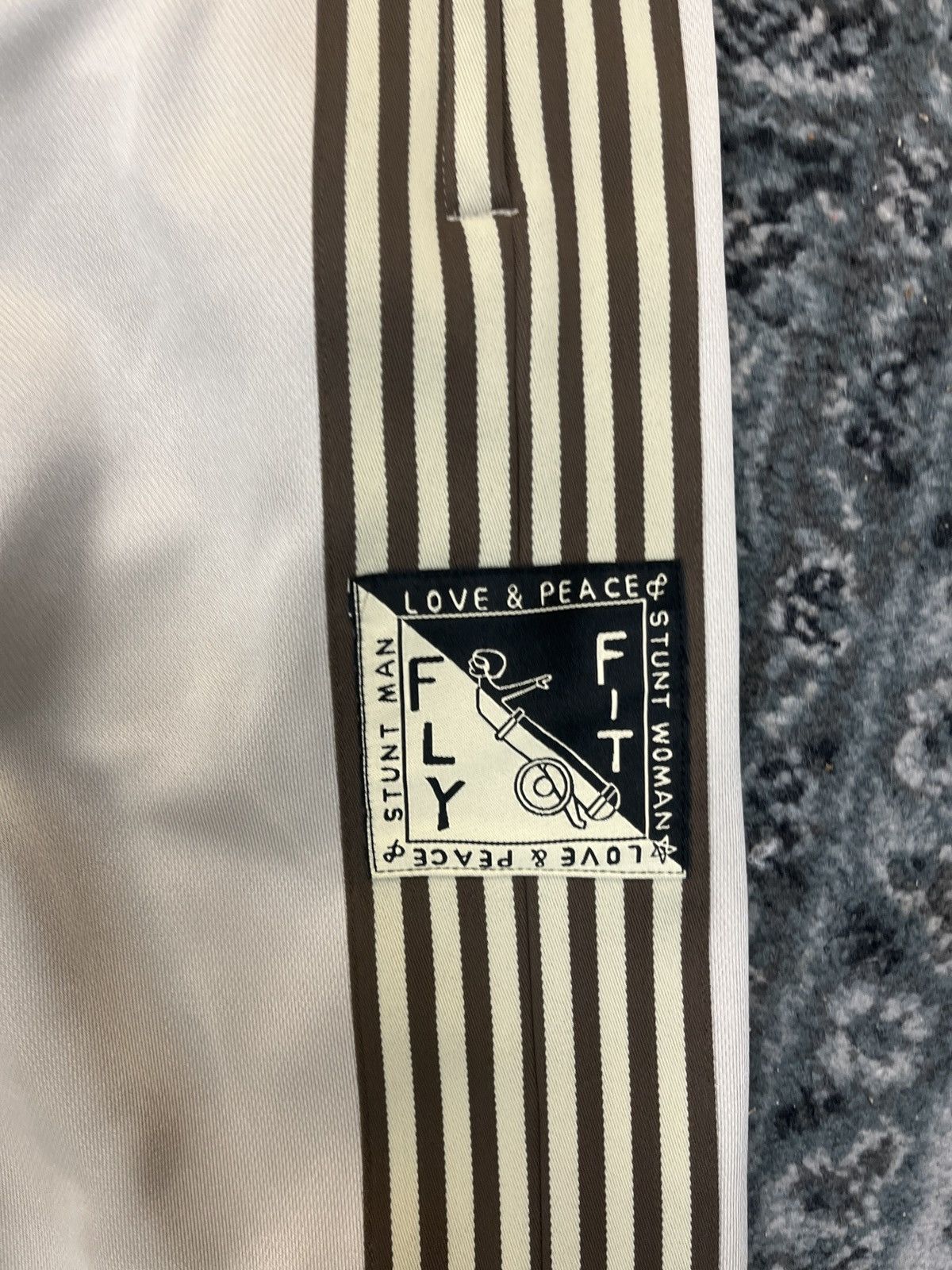 Kapital Kapital Baggy Track Pant Cream Brown 2/m Size US 32 / EU 48 - 2 Thumbnail