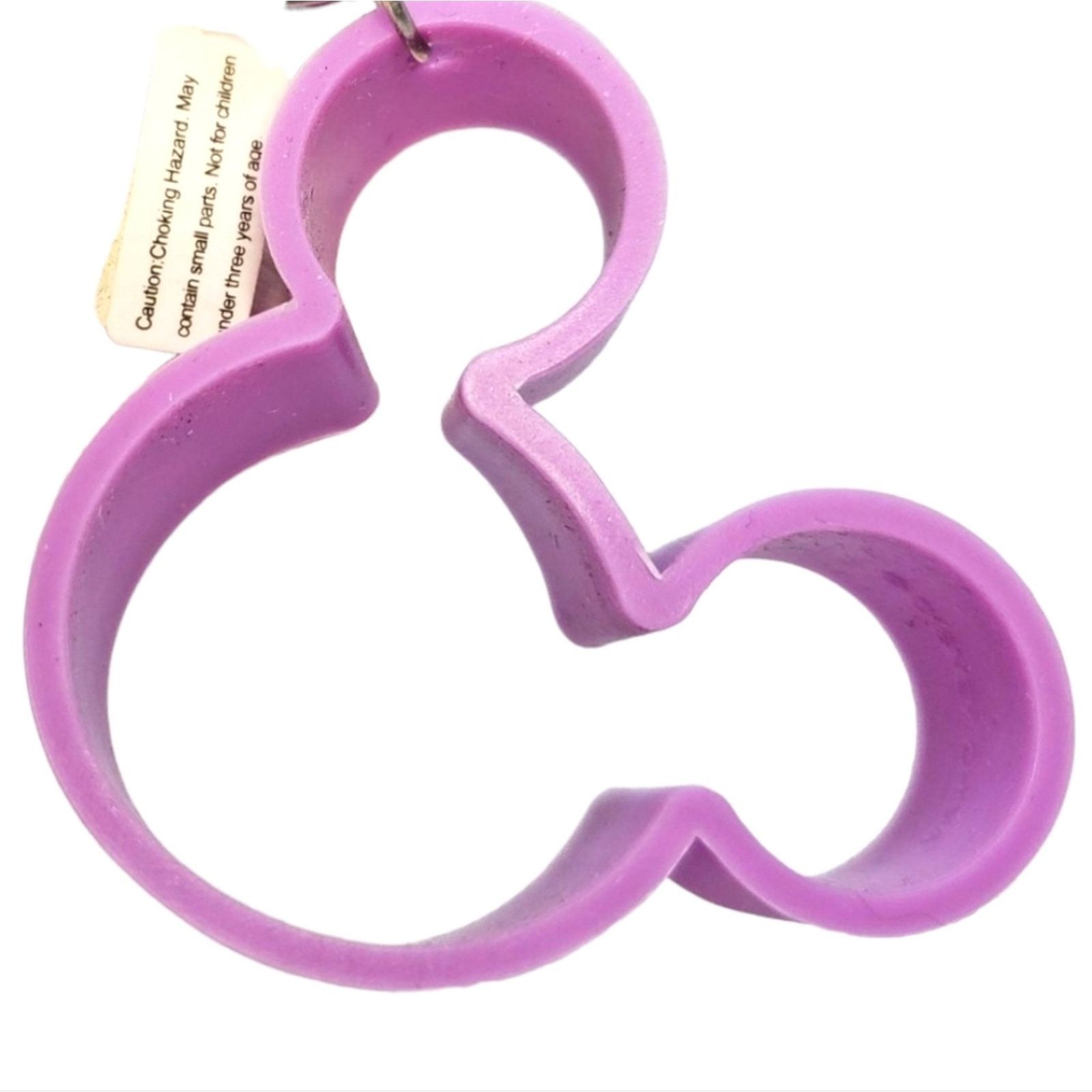Disney Disney Parks WDW Purple Mickey Mouse Rubber Keychain Size ONE SIZE - 1 Thumbnail