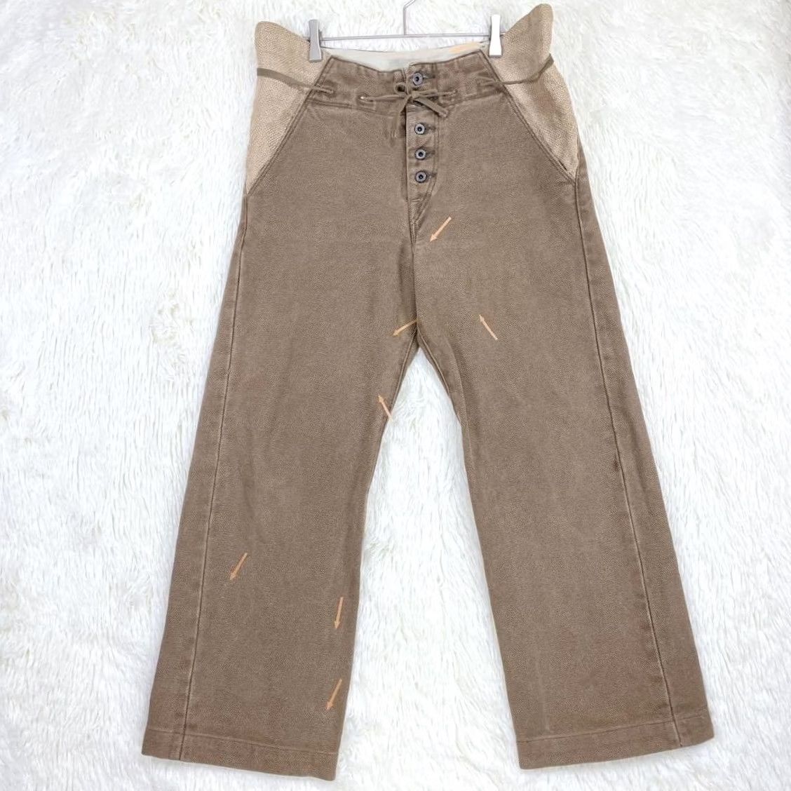 Kapital KAPITAL Men's Pants Brown Linen/Cotton Casual Size L USED Size US 33 - 2 Thumbnail