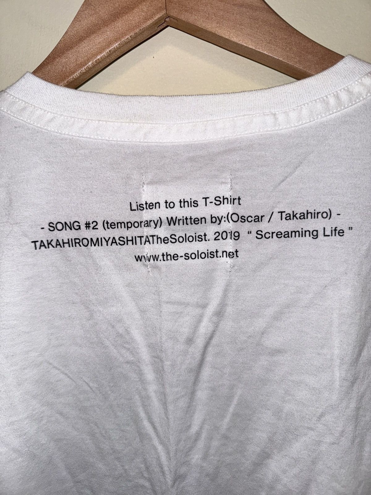 TAKAHIROMIYASHITA THESOLOIST. White Charles Peterson T-Shirt
