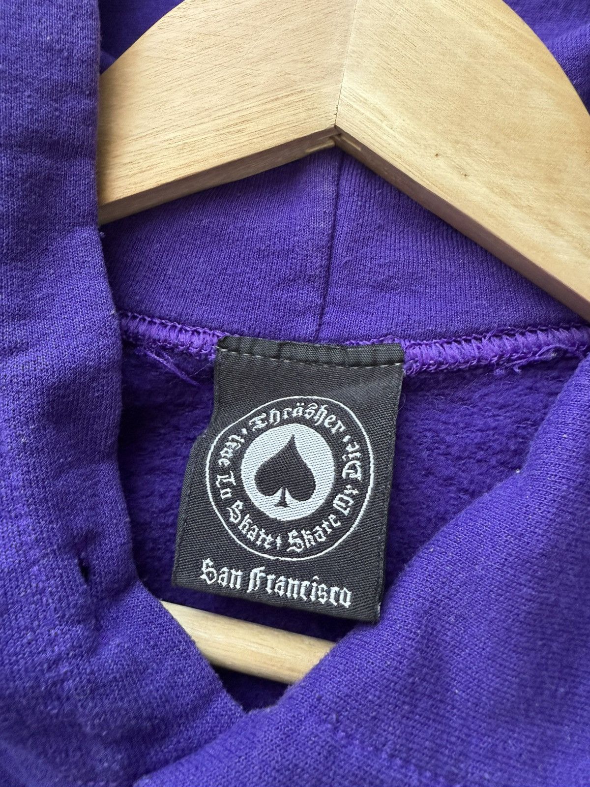 Thrasher Rare Thrasher Atlantic Drift Purple Hooded Size US L / EU 52-54 / 3 - 5 Thumbnail