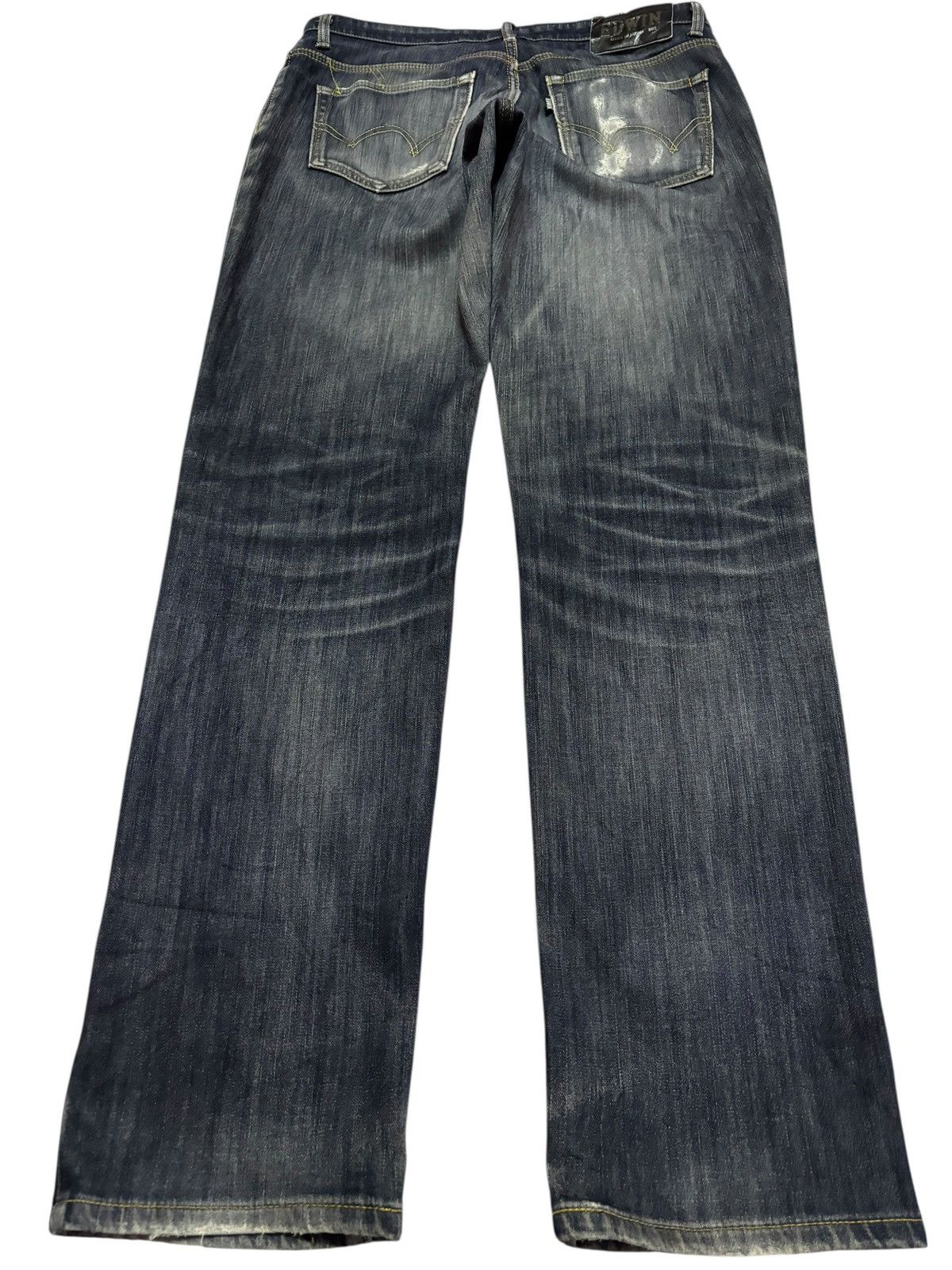 Edwin Vtg Edwin Japan 503 Distressed Jeans Size US 32 / EU 48 - 2 Thumbnail