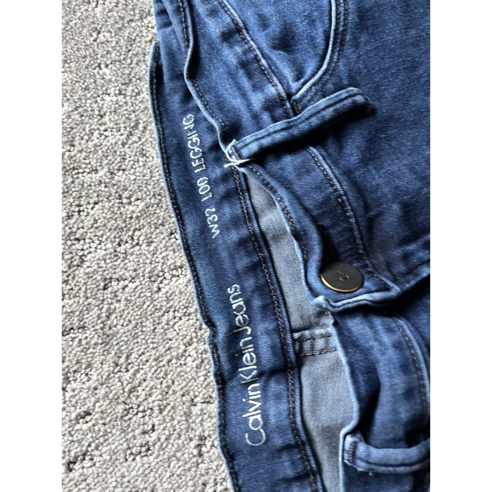 Calvin Klein VINTAGE? (No) Calvin Klein Jeans Leggings Women's Skinny Mid Rise Blue 30 Regular Size W30 L00 Adult Women Jeans Skinny 90s Style? Size 30" / US 8 / IT 44 - 5 Thumbnail