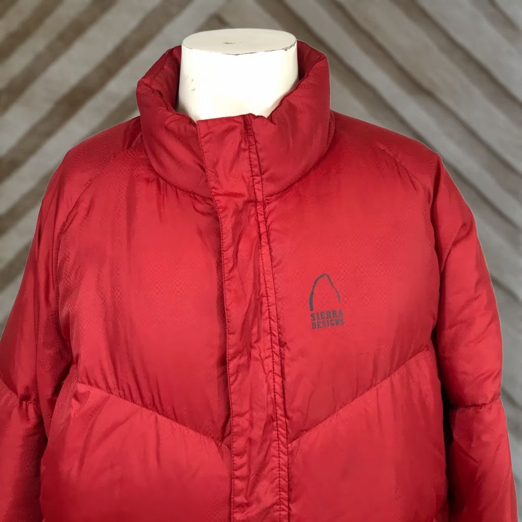 Sierra Designs VINTAGE SIERRA DESIGN Mens XL RED DOWN FILLED FULL ZIP PUFFER JACKET COAT Size US XL / EU 56 / 4 - 1 Thumbnail