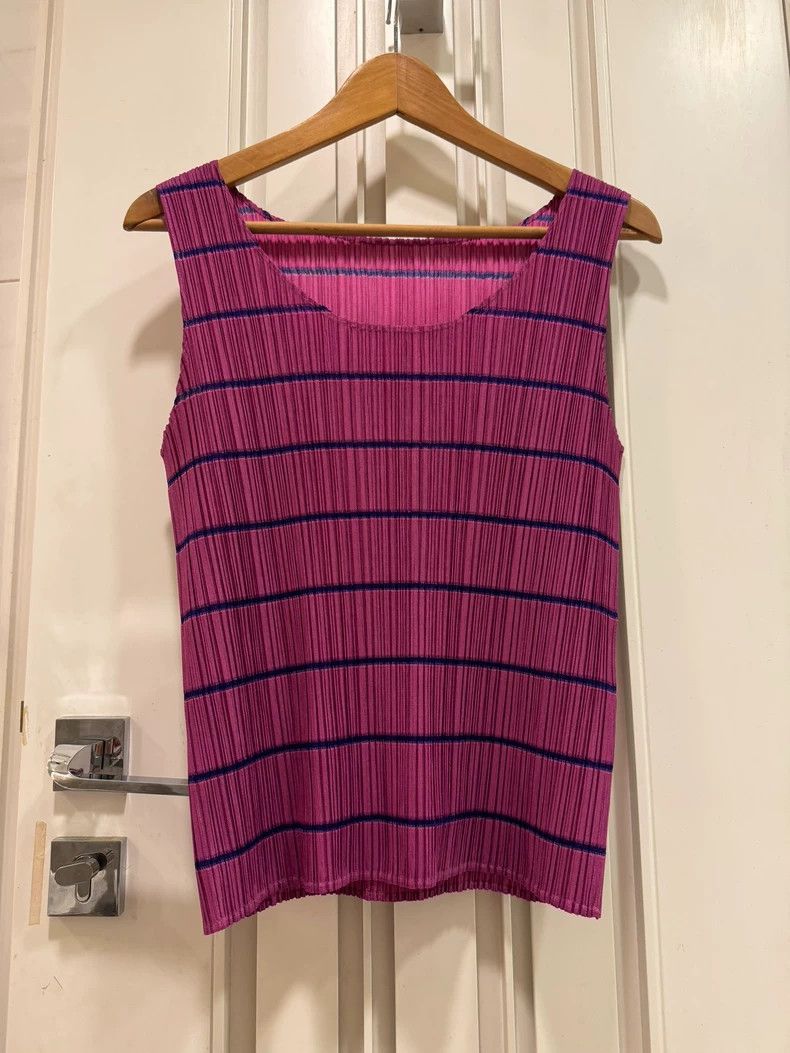 Issey Miyake Issey Miyake size:4 Pink pleated vest Size XS / US 0-2 / IT 36-38 - 3 Thumbnail