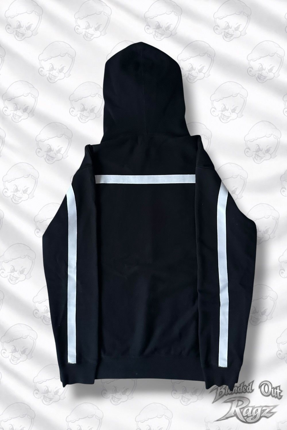 Hood By Air SS15 Hood By Air ''Museum'' Stripes Hoodie Black Size US XL / EU 56 / 4 - 2 Thumbnail