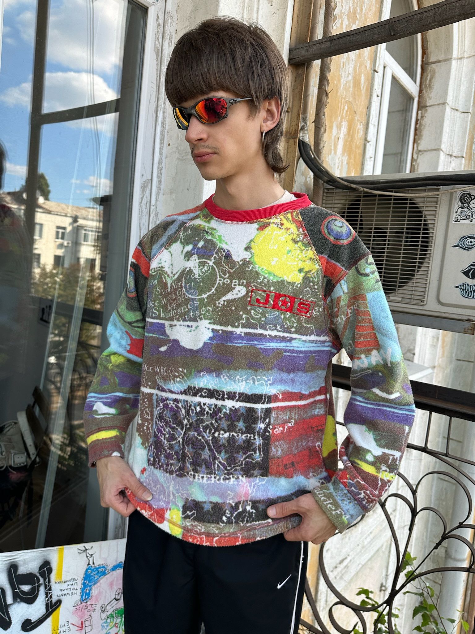 JET SET JET SET VINTAGE longsleeve acid psychedelic drugs lsd usa Size US M / EU 48-50 / 2 - 4 Thumbnail