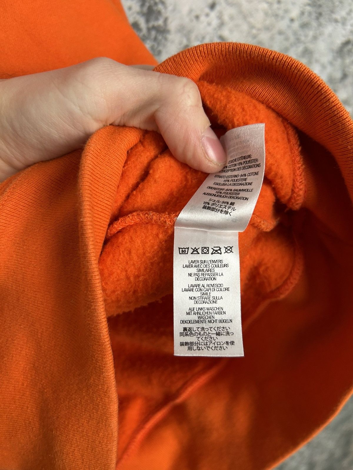 Supreme Supreme New York Orange Baggy Hoodie Rap Skate Streetwear Size US M / EU 48-50 / 2 - 11 Thumbnail