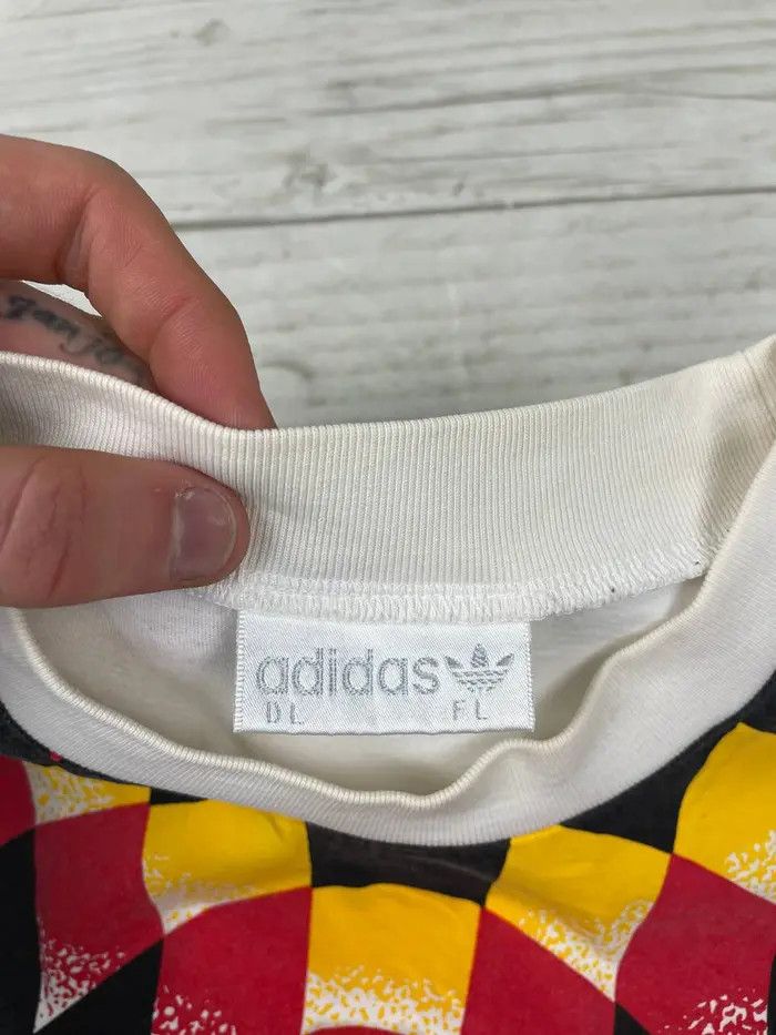 Adidas Vintage Adidas Germany 1994 1996 Training T-Shirt Jersey Size US L / EU 52-54 / 3 - 8 Thumbnail