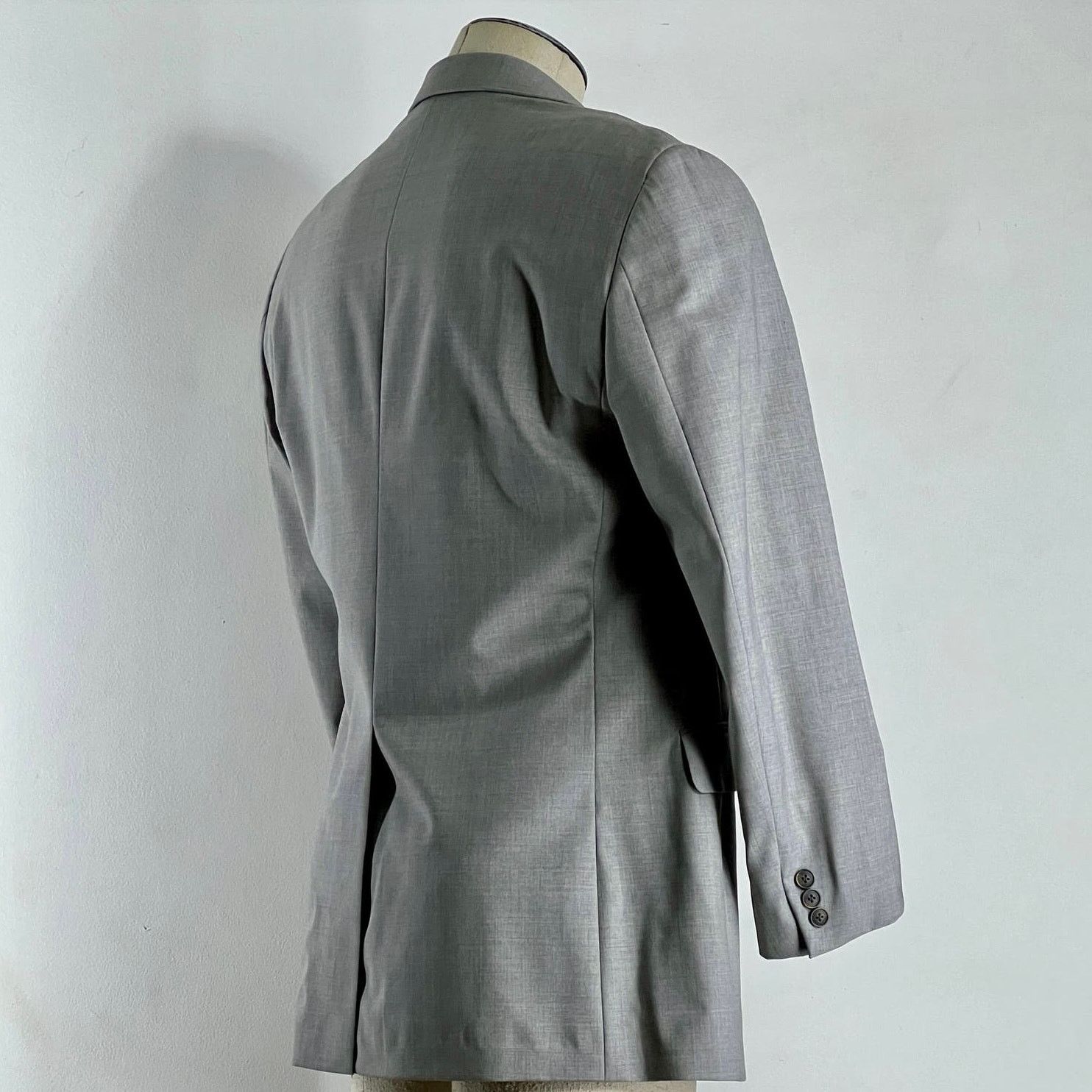 Theory Theory Men's Wool Blazer Light Gray Coat Jacket Size 42R Size US L / EU 52-54 / 3 - 16 Thumbnail